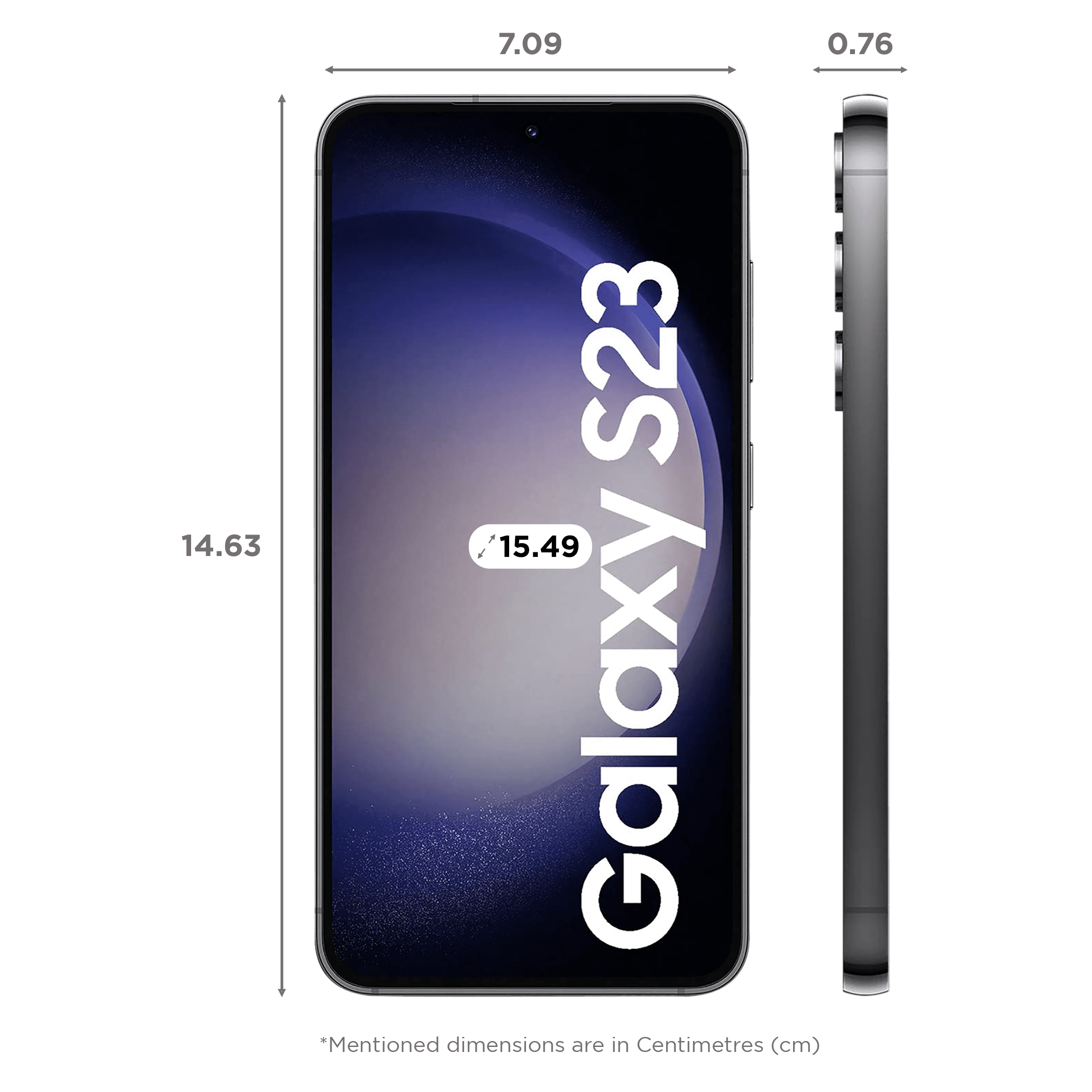 Samsung Galaxy S23 5G (8GB RAM, 256GB, Phantom Black)