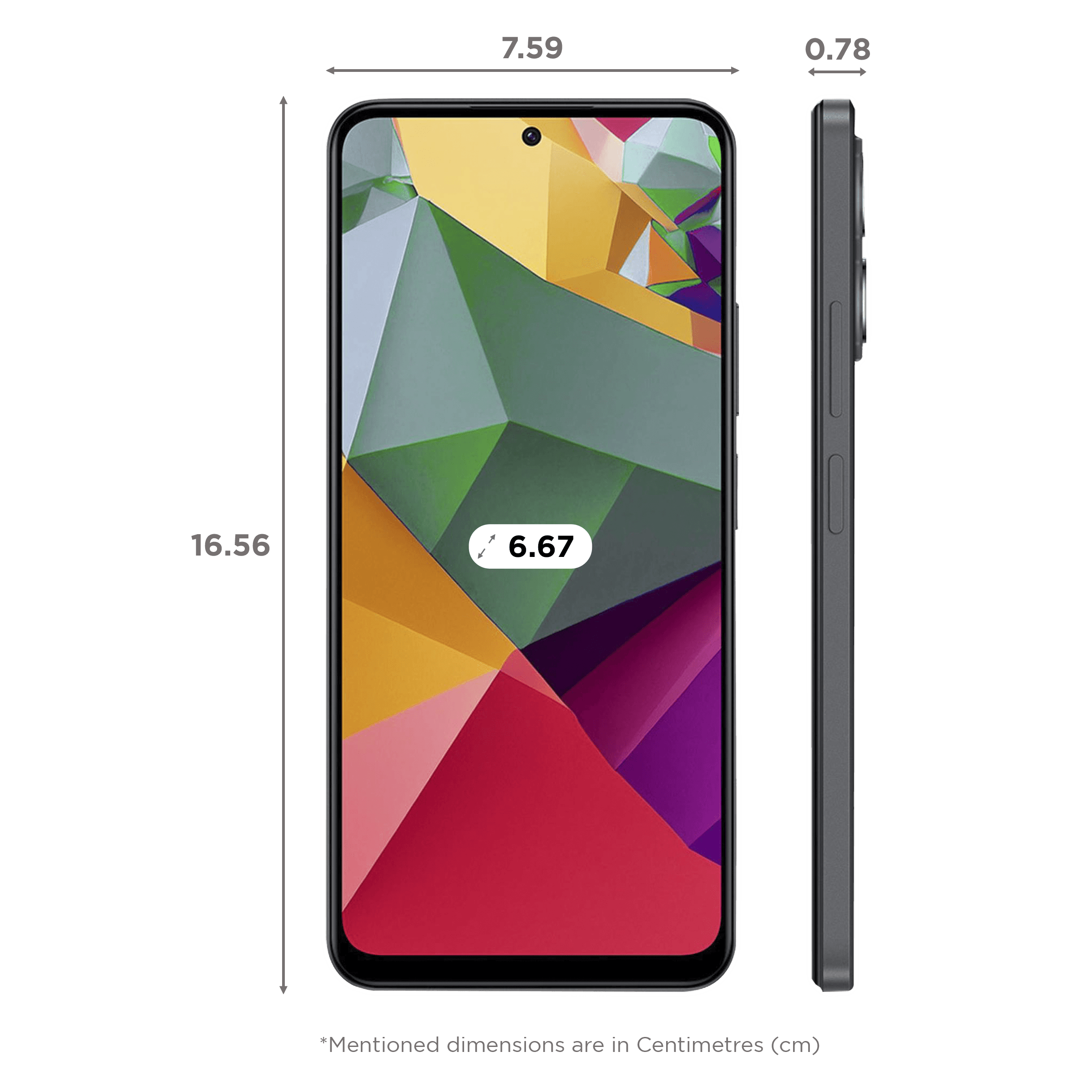 Redmi Note 12 (6GB RAM, 128GB, Lunar Black)