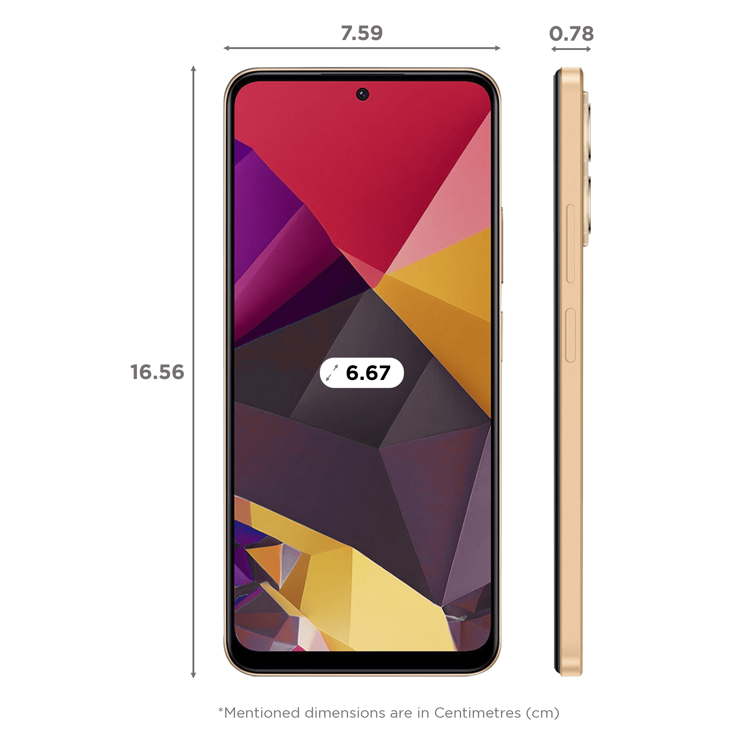 Redmi Note 12 (6GB RAM, 128GB, Sunrise Gold)
