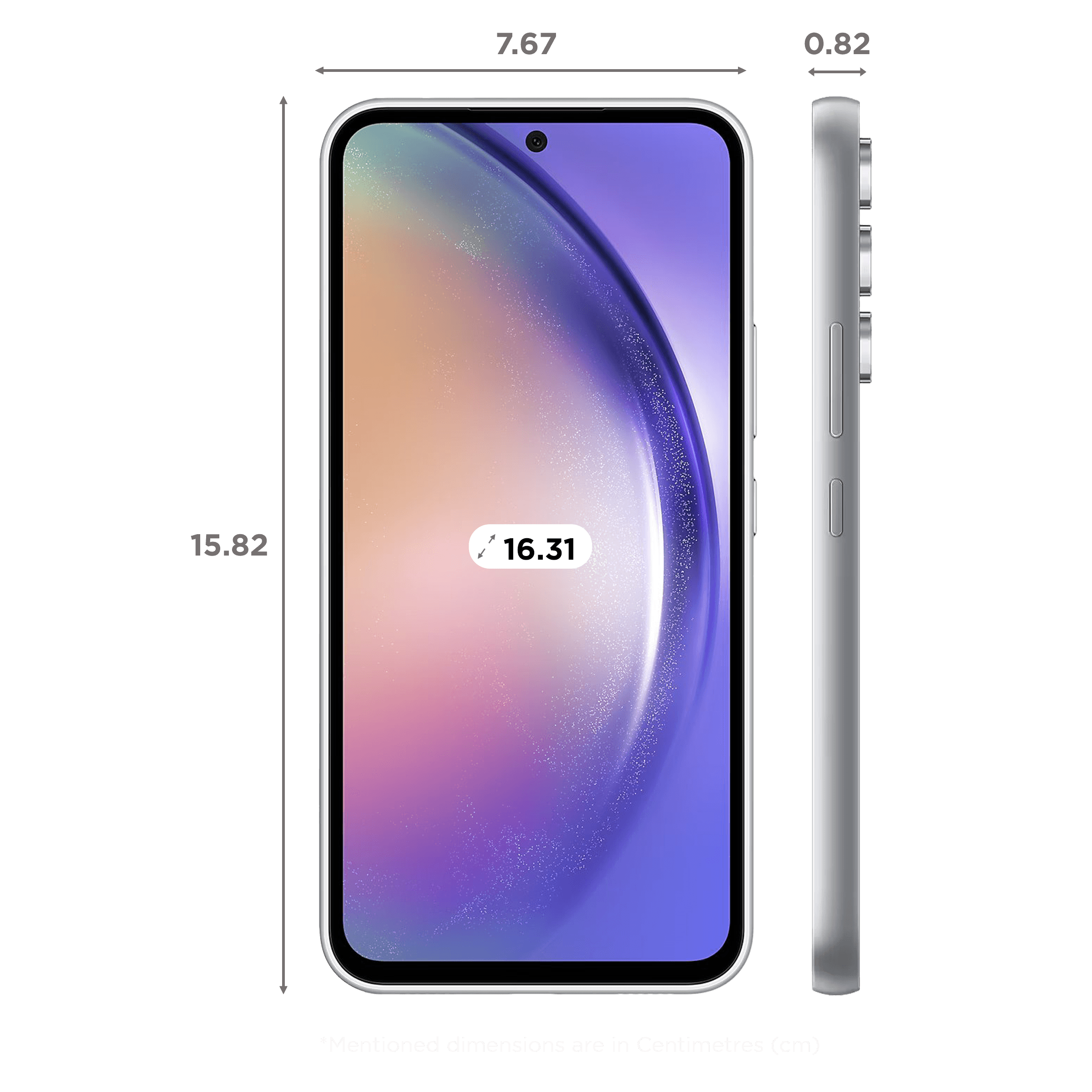 SAMSUNG Galaxy A54 5G (8GB RAM, 256GB, Awesome White)
