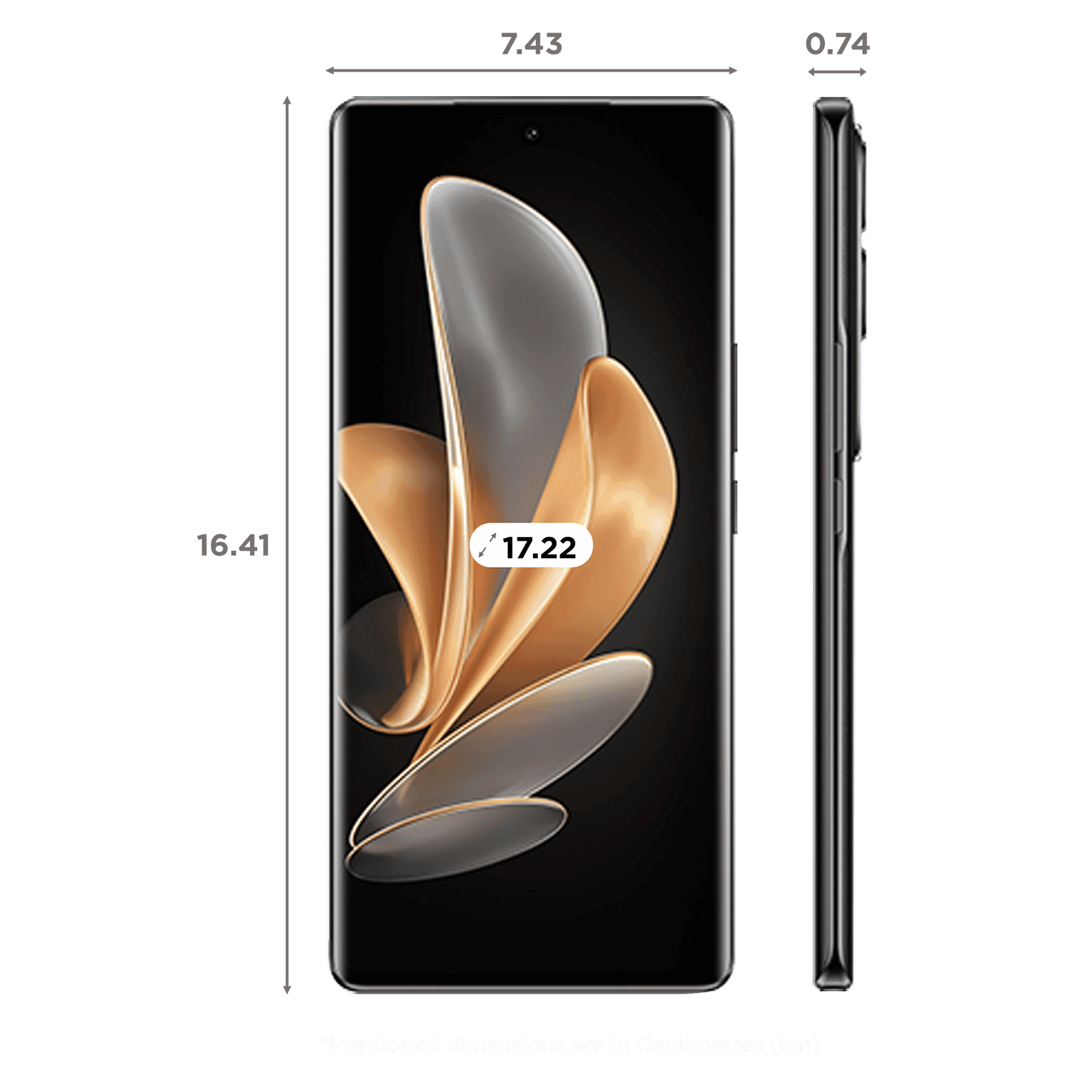 vivo V29 Pro 5G (8GB RAM, 256GB, Space Black)