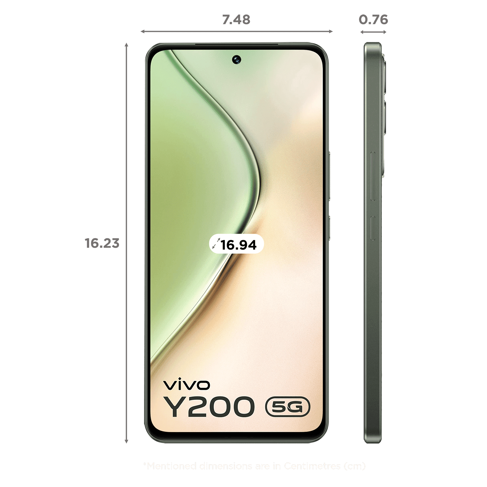 vivo Y200 5G (8GB RAM, 128GB, Jungle Green)