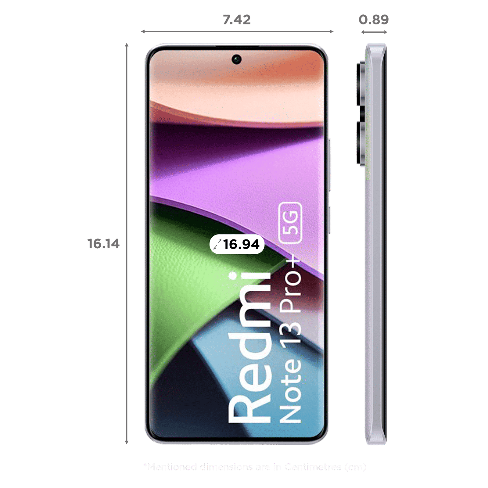 Redmi Note 13 Pro+ 5G (12GB RAM, 256GB, Fushion Purple)
