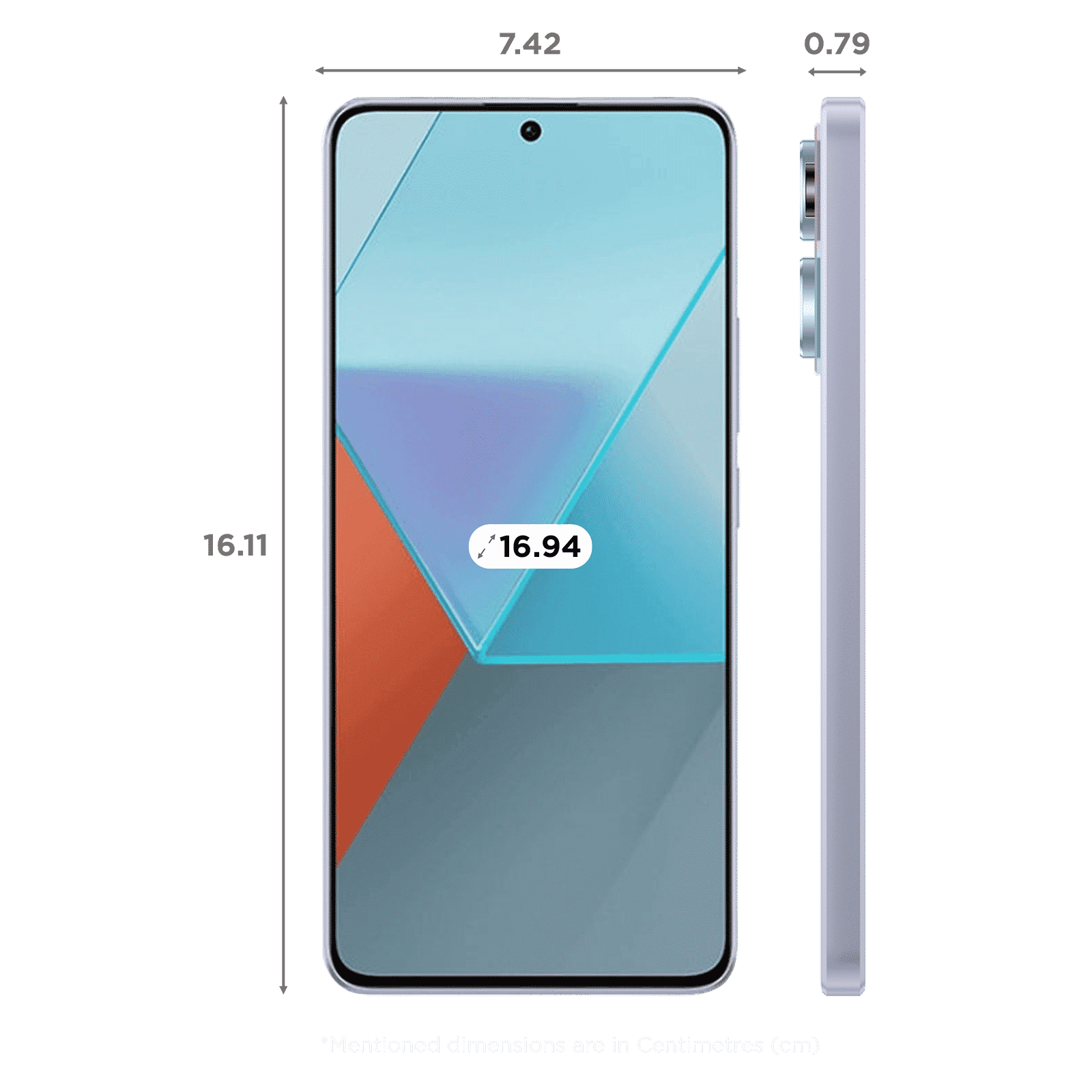 Redmi Note 13 Pro 5G (8GB RAM, 128GB, Coral Purple)