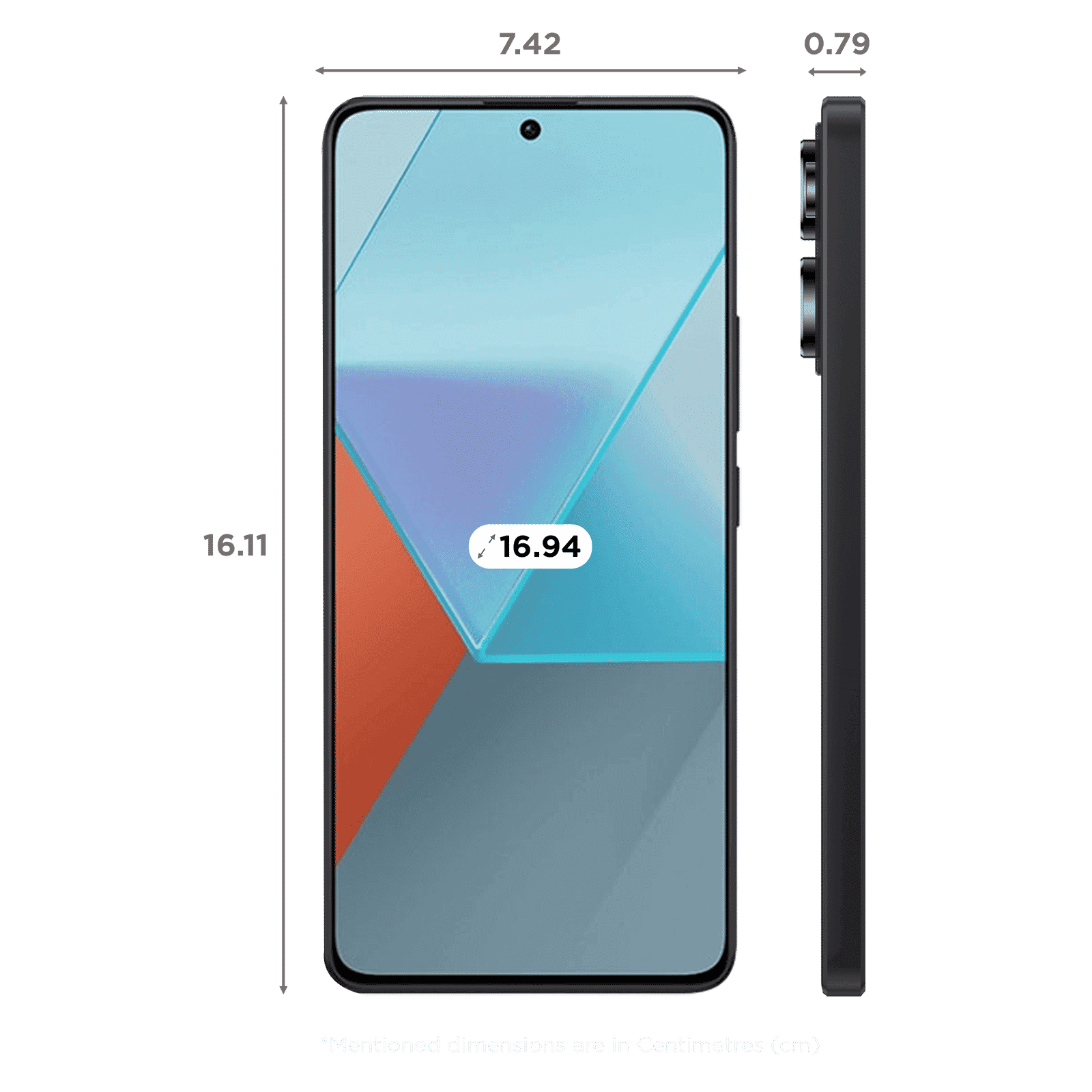 Redmi Note 13 Pro 5G (8GB RAM, 128GB, Midnight Black)