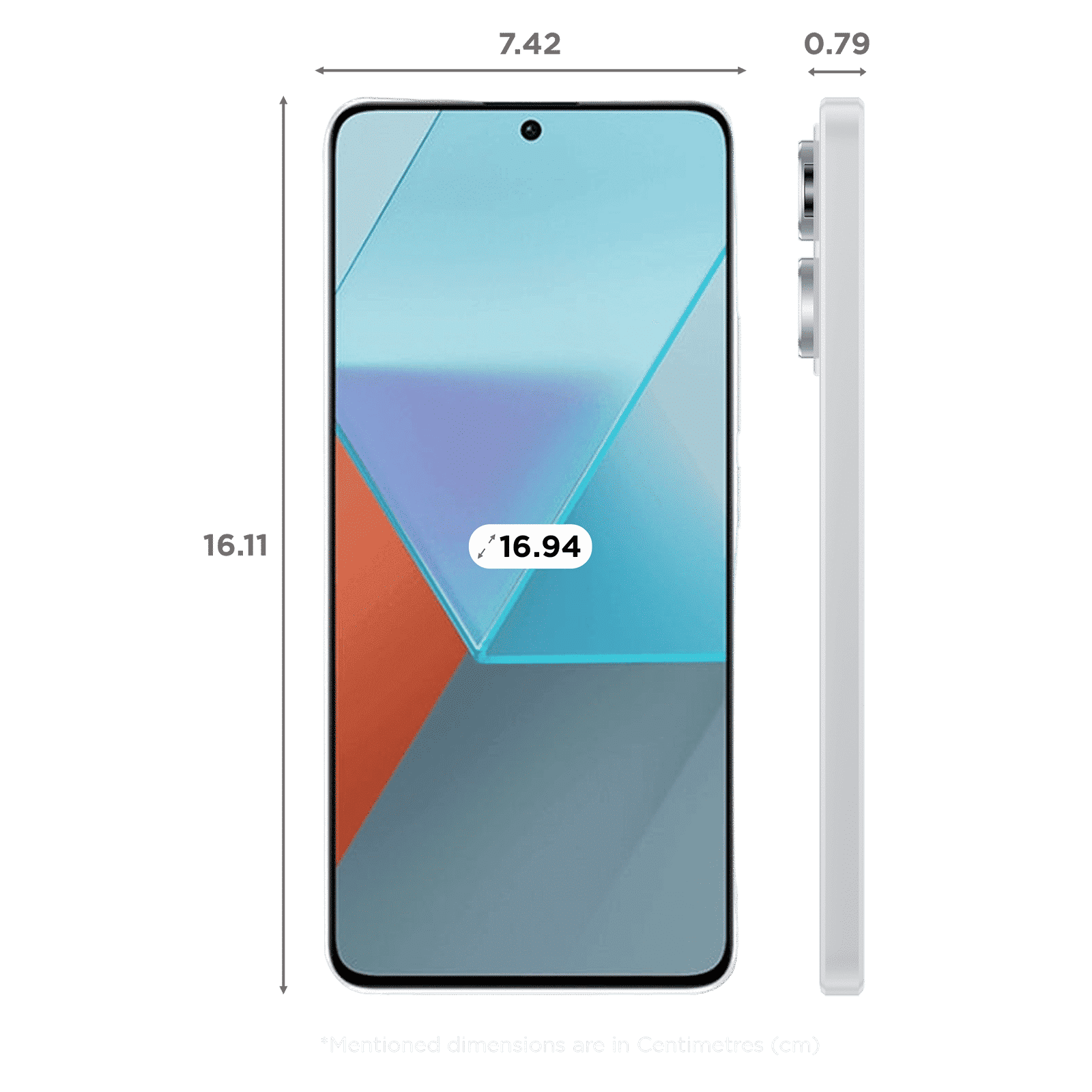 Redmi Note 13 Pro 5G (8GB RAM, 256GB, Arctic White)