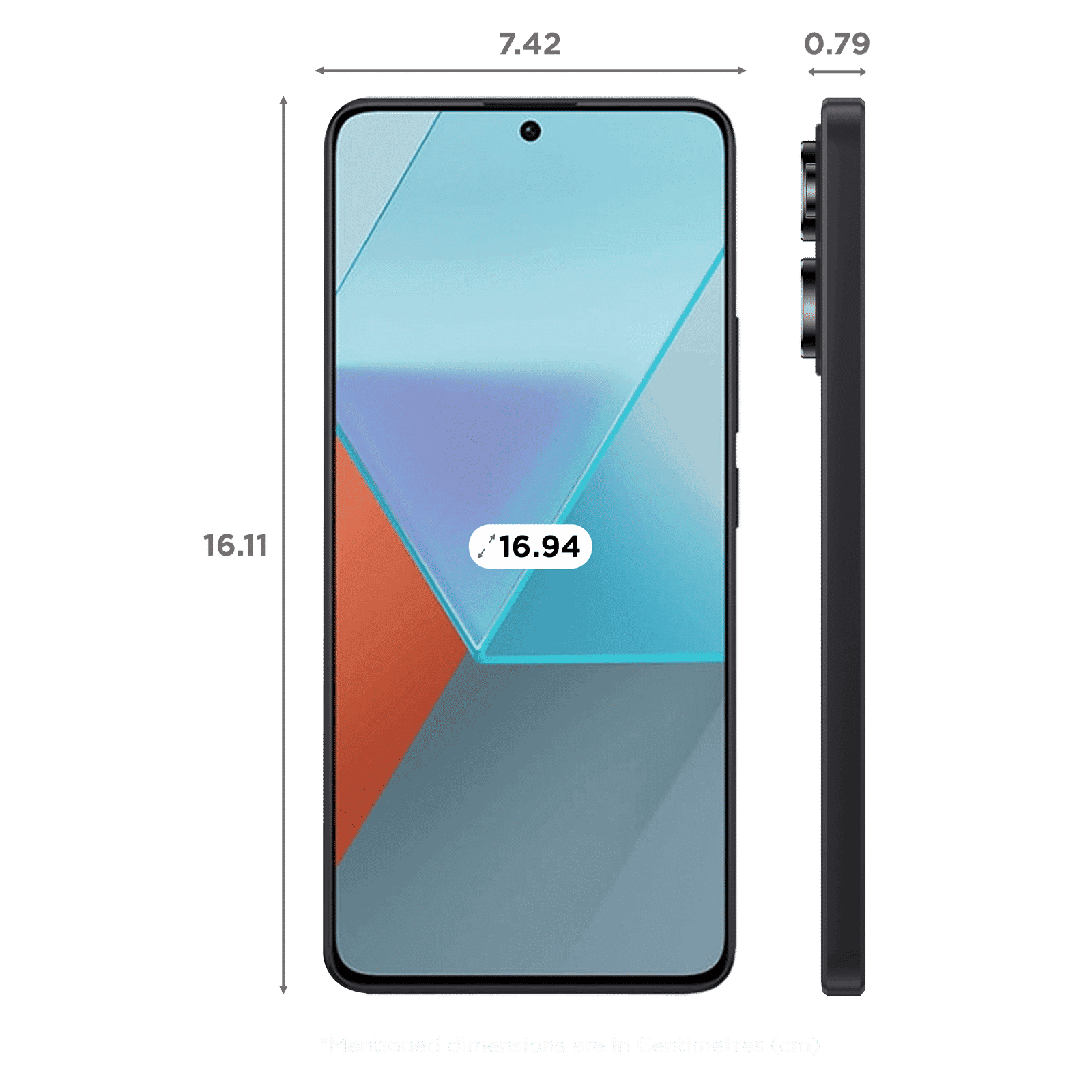 Redmi Note 13 Pro 5G (8GB RAM, 256GB, Midnight Black)