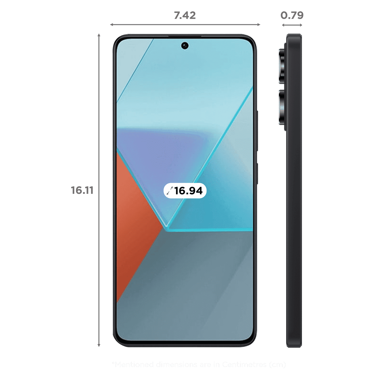 Redmi Note 13 Pro 5G (12GB RAM, 256GB, Midnight Black)