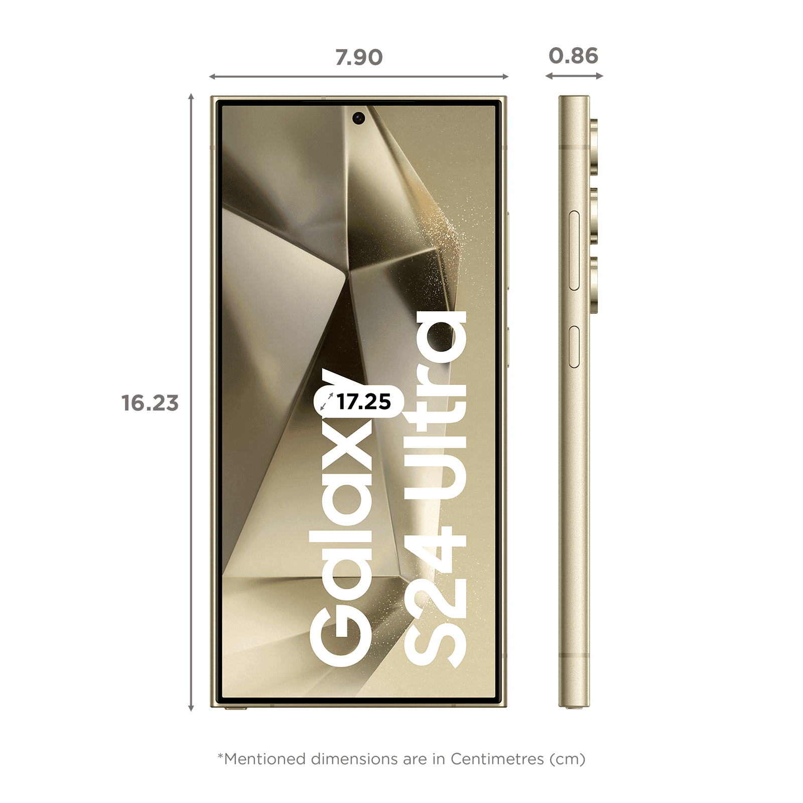 SAMSUNG Galaxy S24 Ultra 5G (12GB RAM, 512GB, Titanium Yellow)