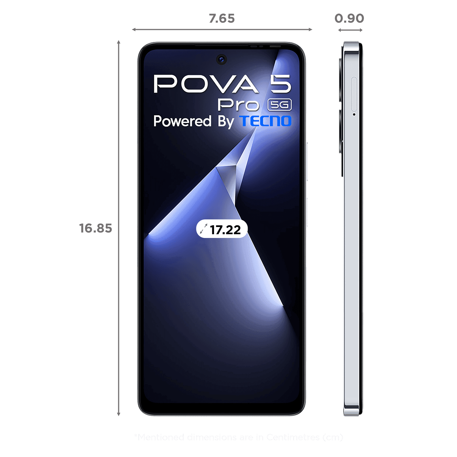 TECNO Pova 5 Pro 5G (8GB RAM, 256GB, Silver Fantasy)