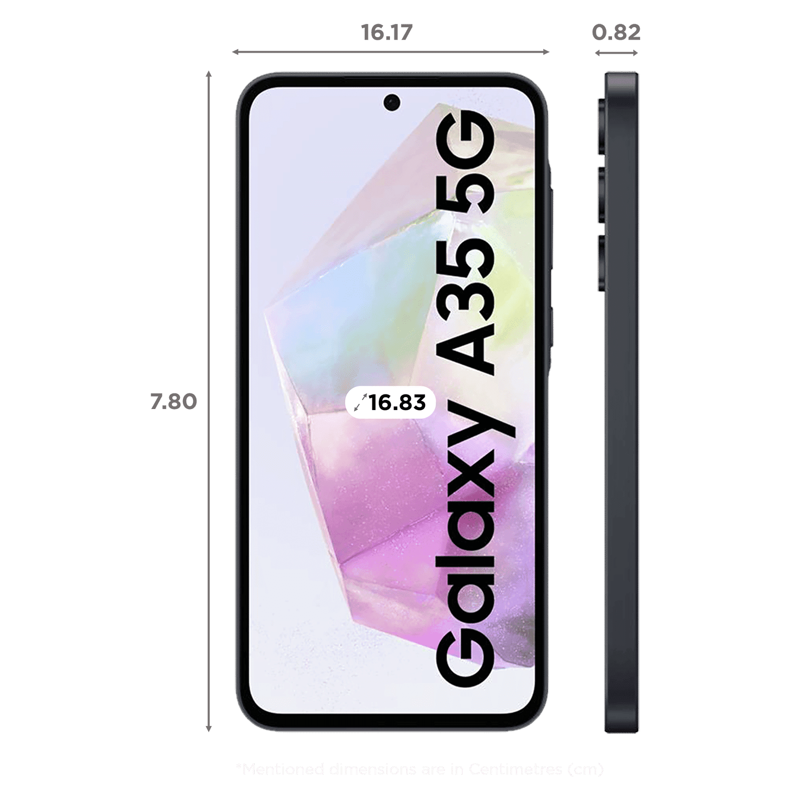 SAMSUNG Galaxy A35 5G (8GB RAM, 128GB, Awesome Navy)