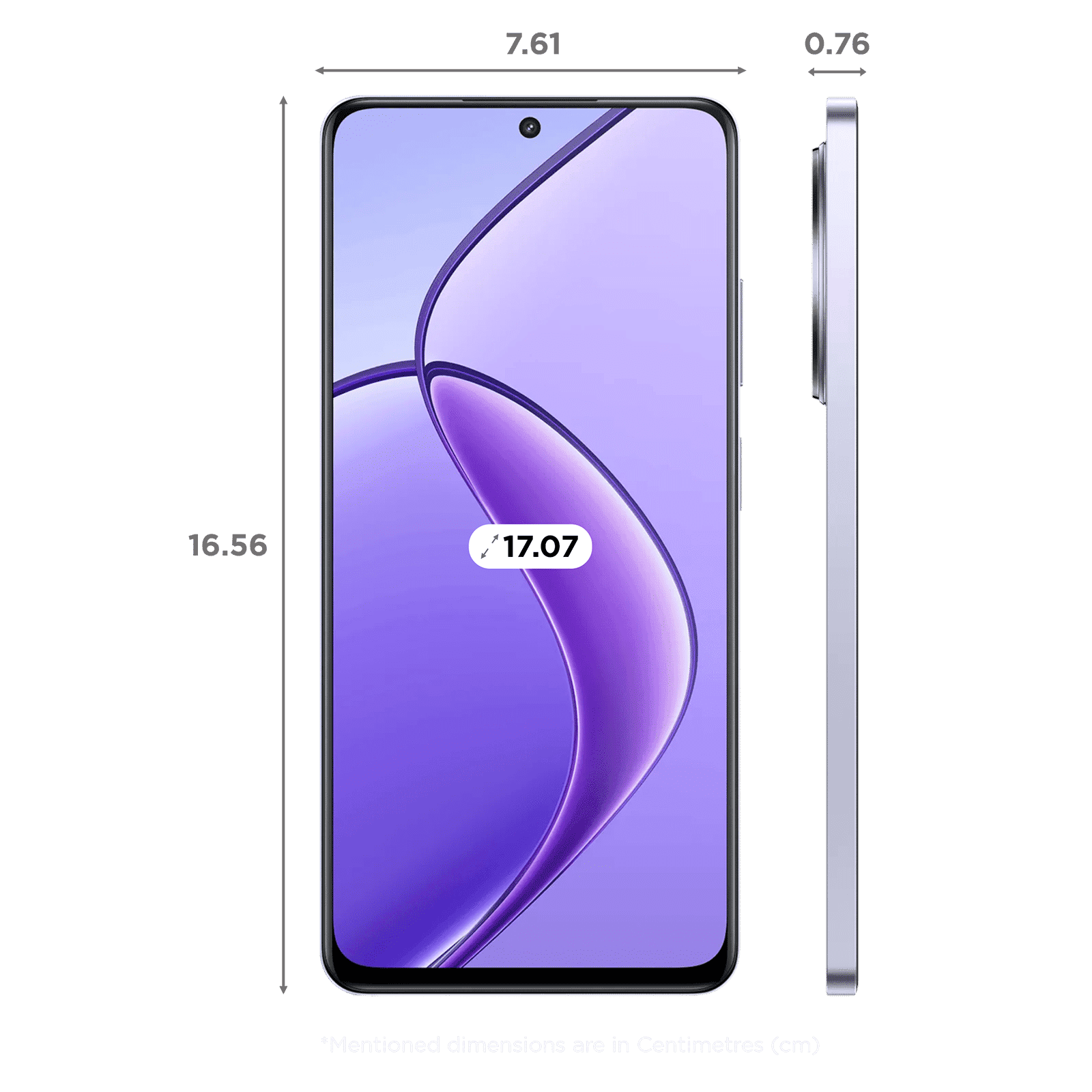 realme 12x 5G (4GB RAM, 128GB, Twilight Purple)