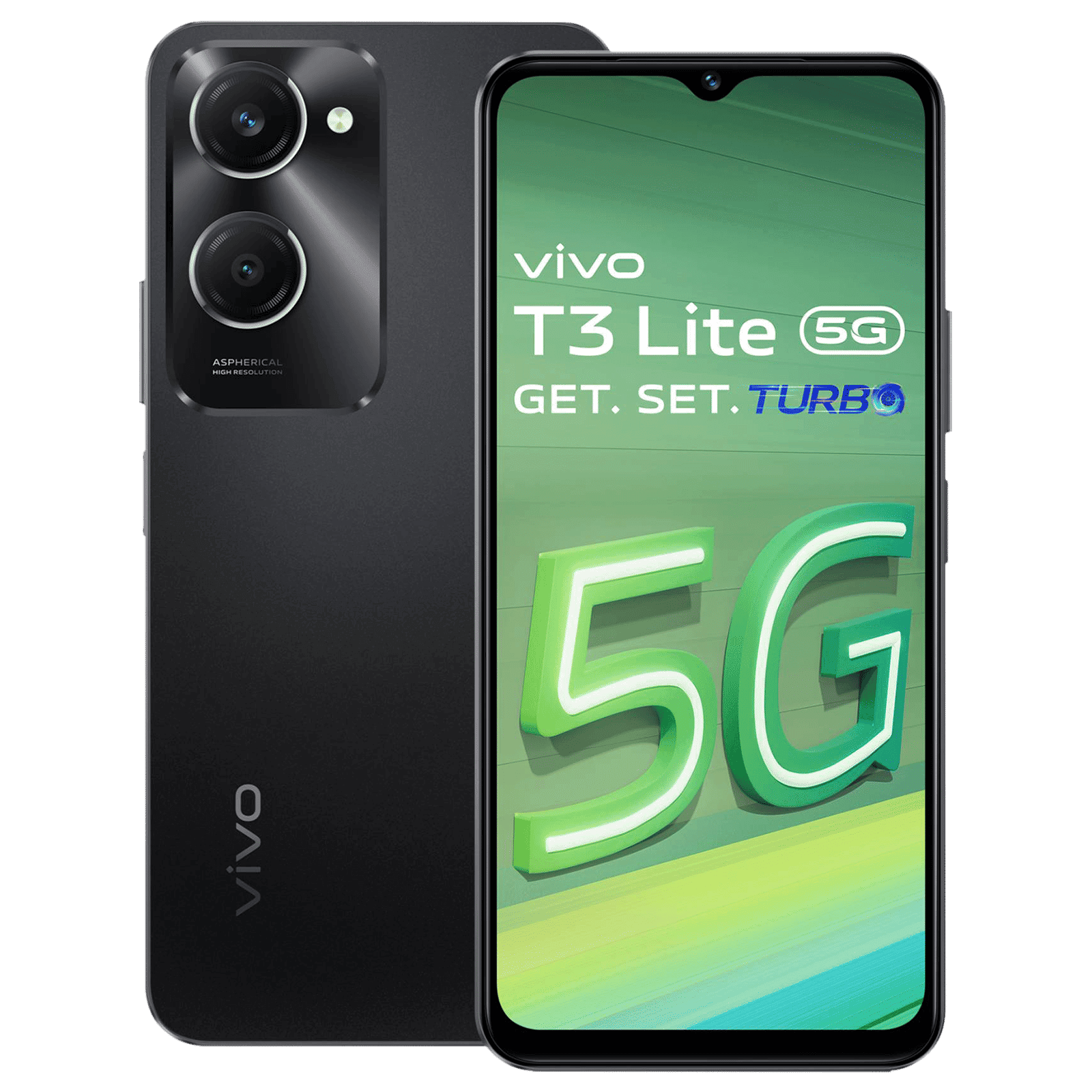 vivo T3 Lite 5G (4GB RAM, 128GB, Majestic Black)