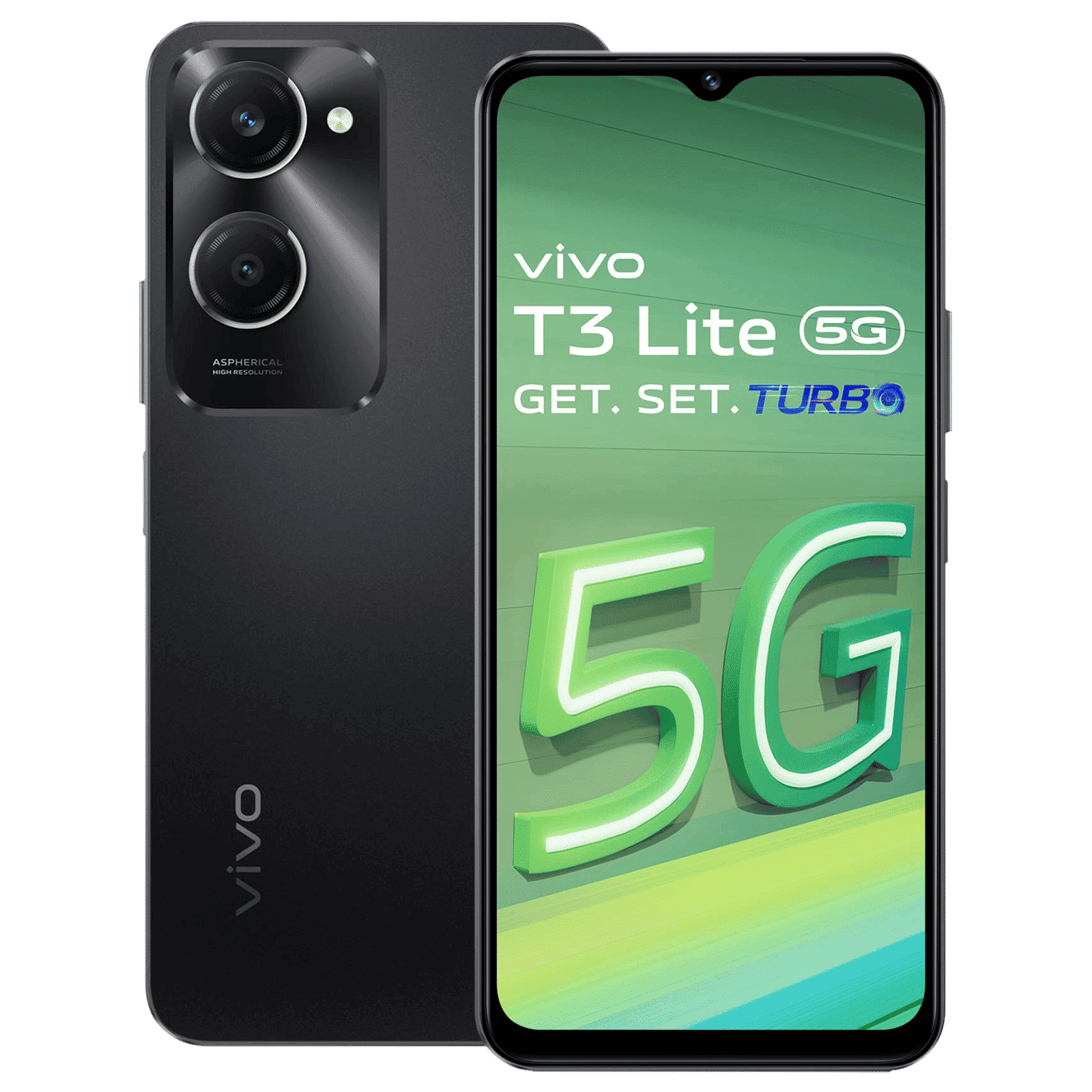 vivo T3 Lite 5G (6GB RAM, 128GB, Majestic Black)