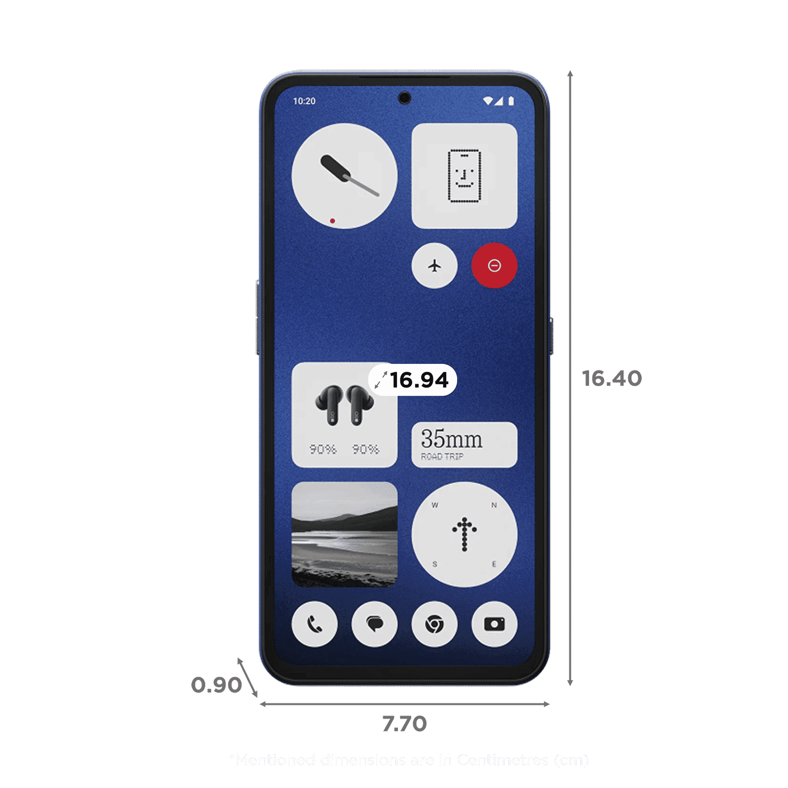 Nothing CMF Phone 1 5G (6GB RAM, 128GB, Blue)