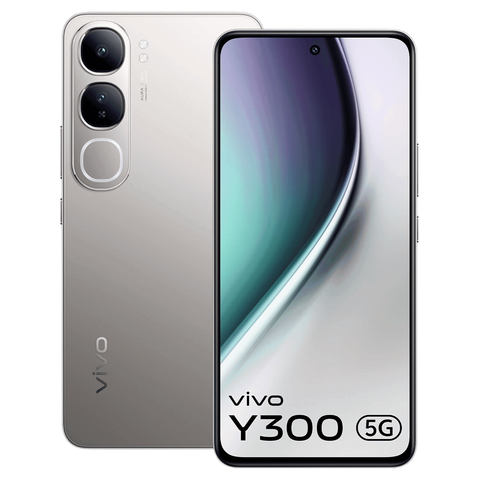 vivo Y300 5G (8GB RAM, 256GB, Titanium Silver)