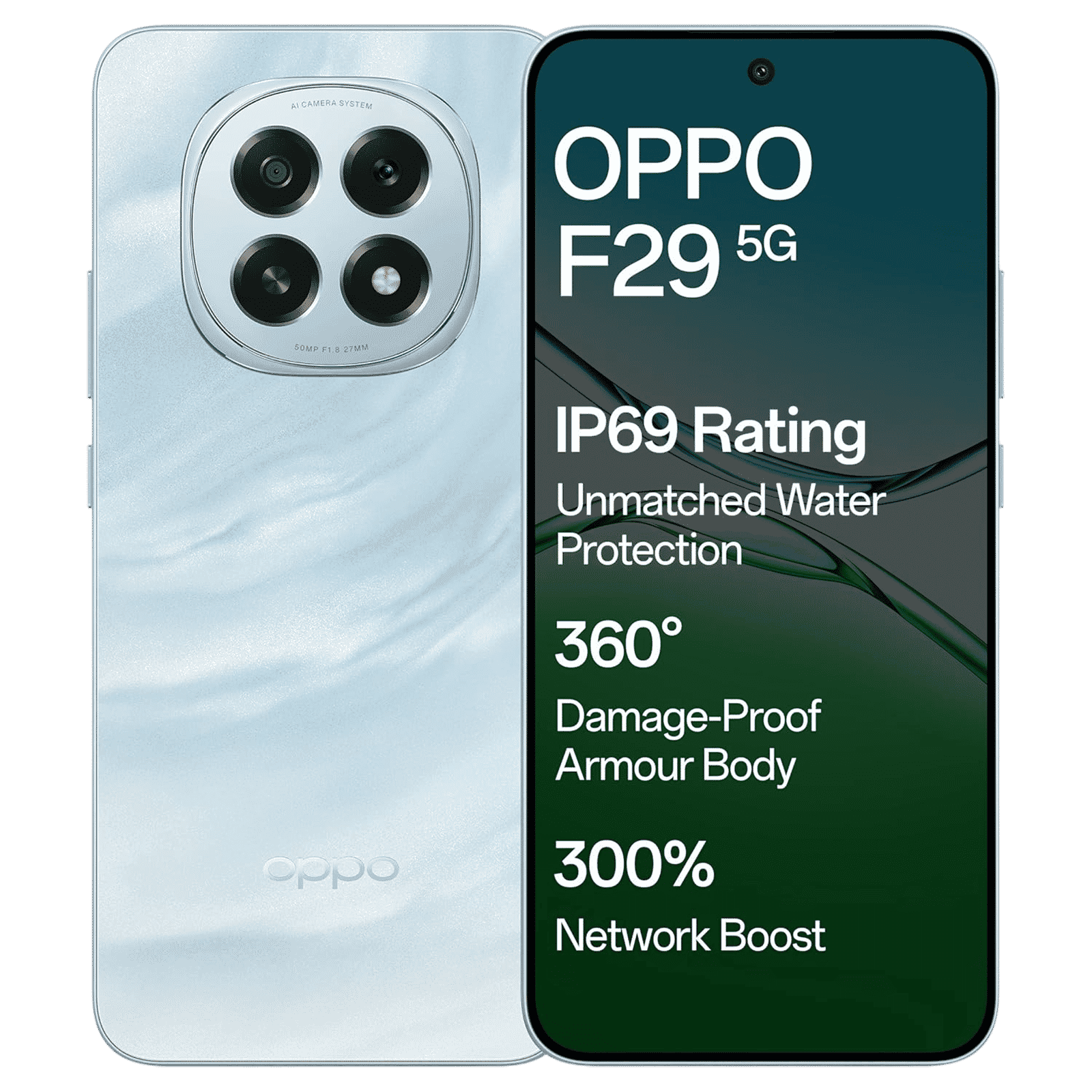 oppo F29 5G (8GB RAM, 128GB, Glacier Blue)