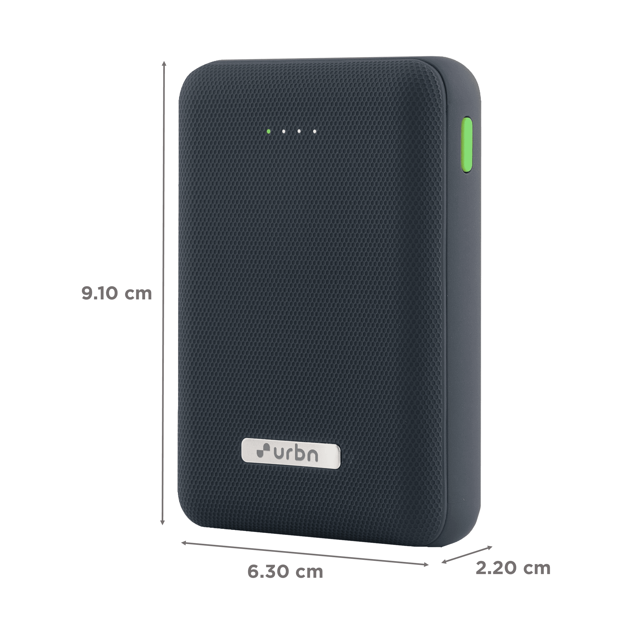 URBN 10000 mAh 22.5W Fast Charging Power Bank (1 Type A & 1 Type C Ports, Ultra Compact Casing, Quick Charge 3.0, Blue)