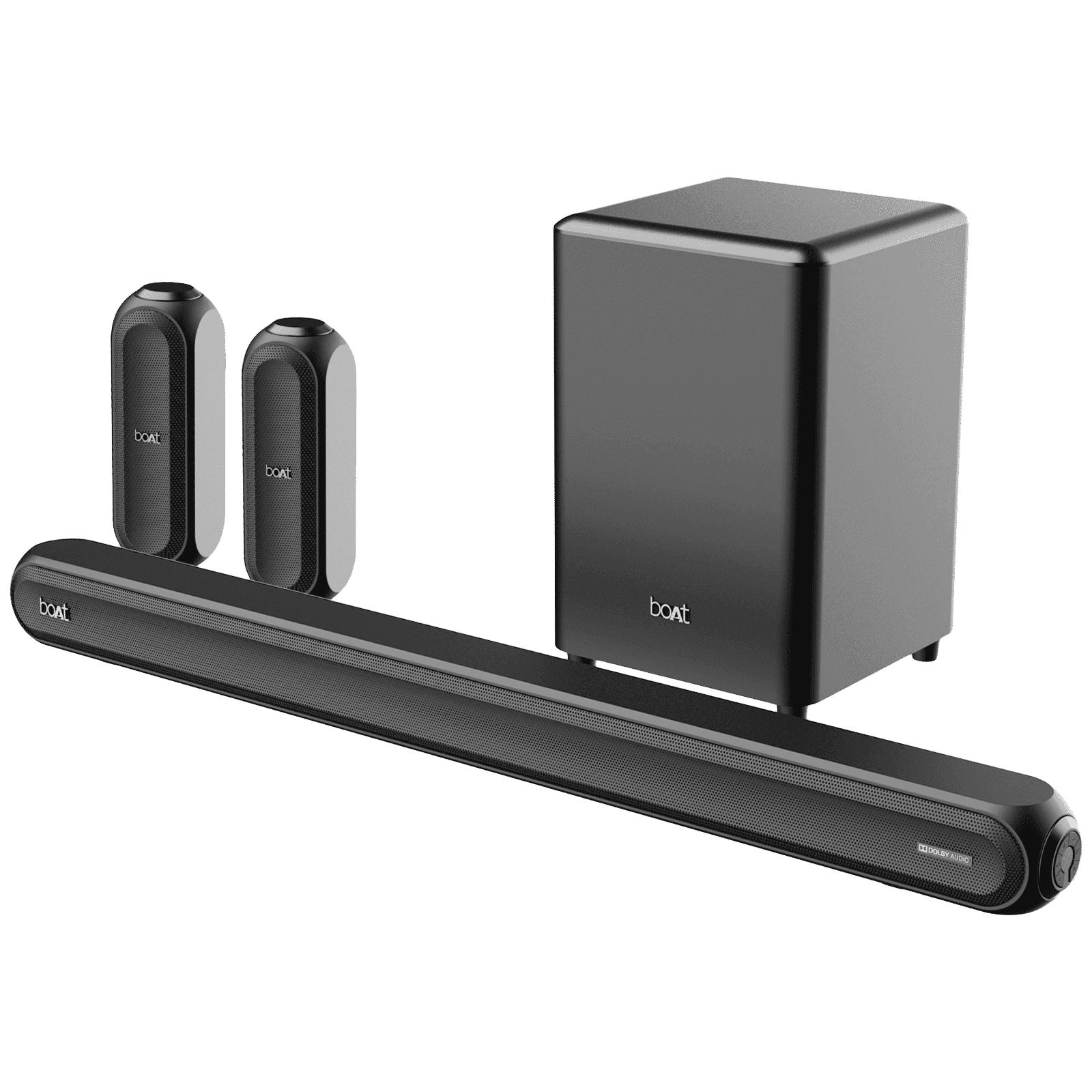 boAt Aavante Bar 3200D 350W Bluetooth Soundbar with Remote (3D Surround Sound, 5.1 Channel, Premium Black)