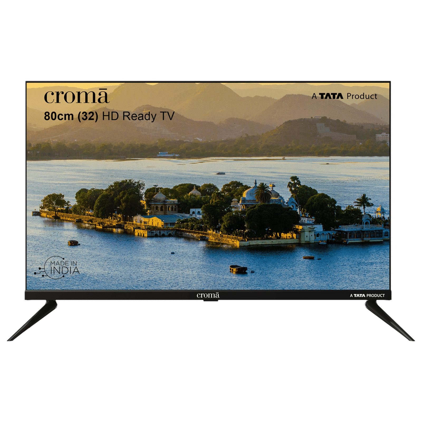 Croma CREL032HBD307601 80 cm (32 inch) HD Ready LED TV with Bezel Less Display (2023 model)