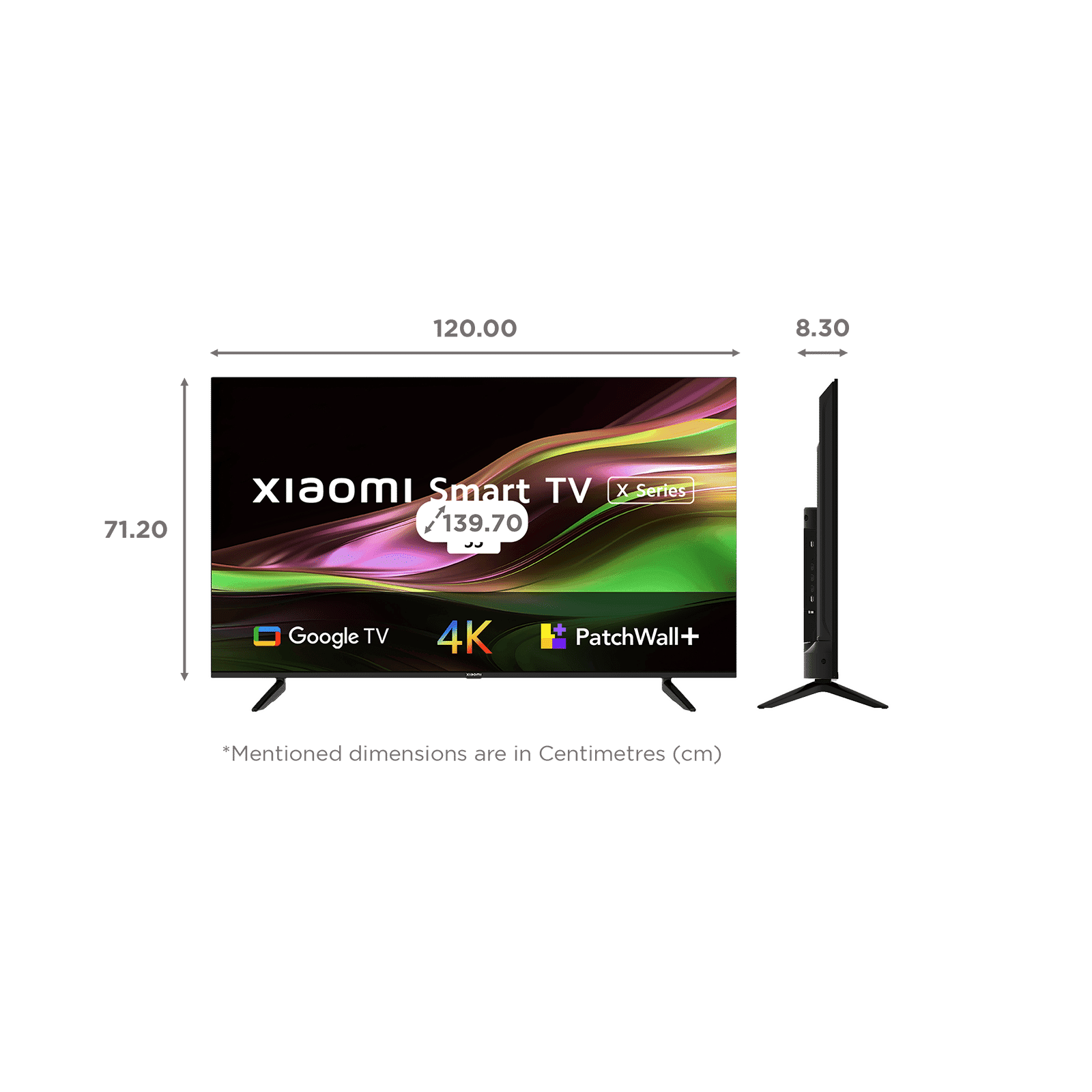 Xiaomi X Series 139.7 cm (55 inch) 4K Ultra HD LED Google TV with Dolby Vision and Dolby Audio (2023 model)