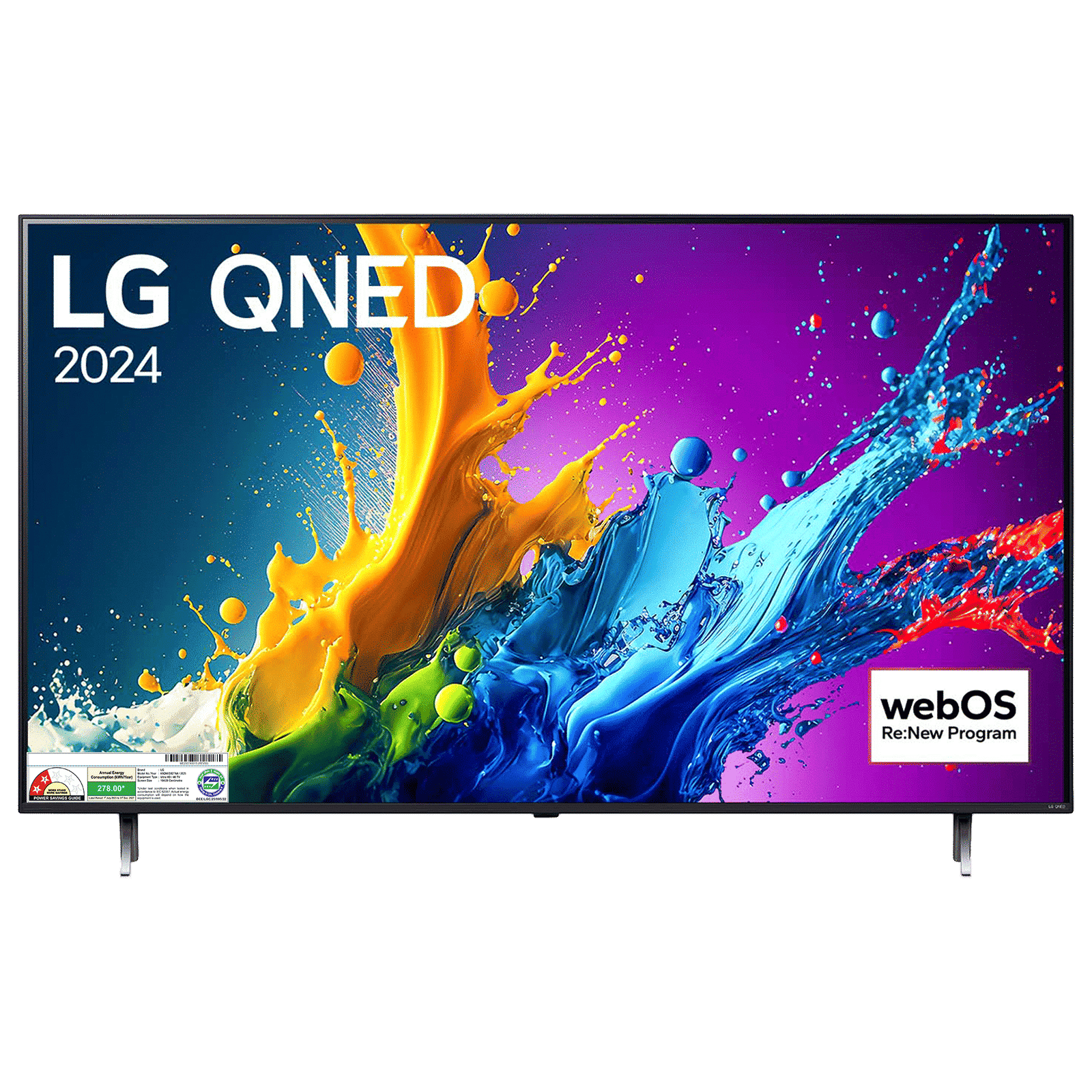LG QNED82T 165.1 cm (65 inch) QNED 4K Ultra HD WebOS TV with AI Picture Pro (2024 model)