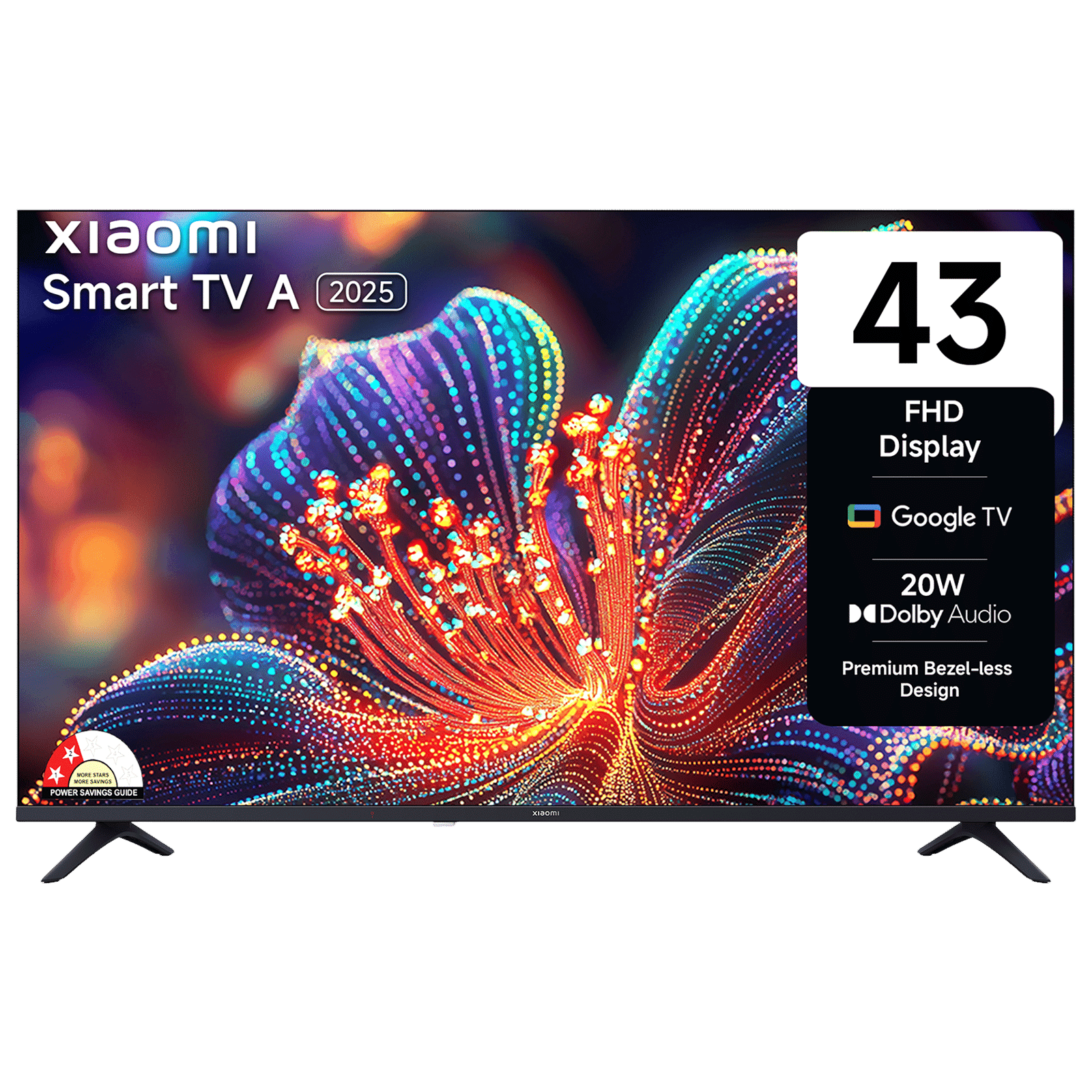 Xiaomi A Series 109 cm (43 inch) Full HD LED Smart Google TV with Dolby Audio (2025 model)
