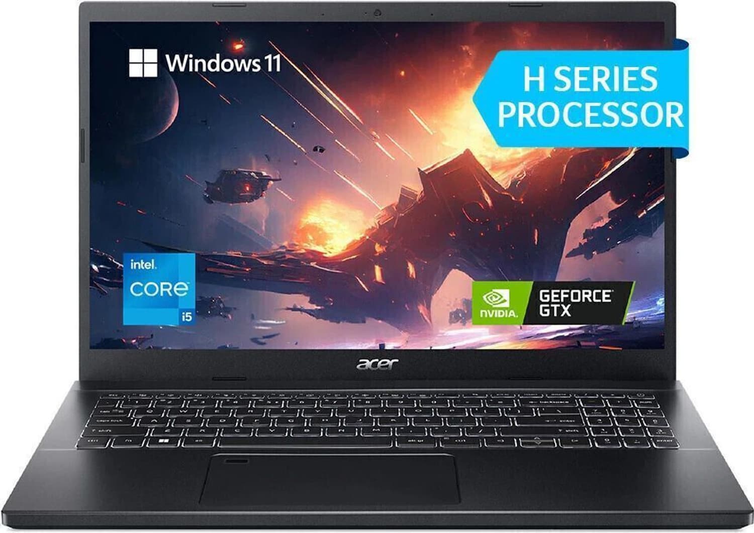 Acer Aspire 7 (2023) Core i5 12th Gen - (16 GB/512 GB SSD/Windows 11 Home/4 GB Graphics/NVIDIA GeForce GTX 1650/144 Hz) A715-76G Gaming Laptop
