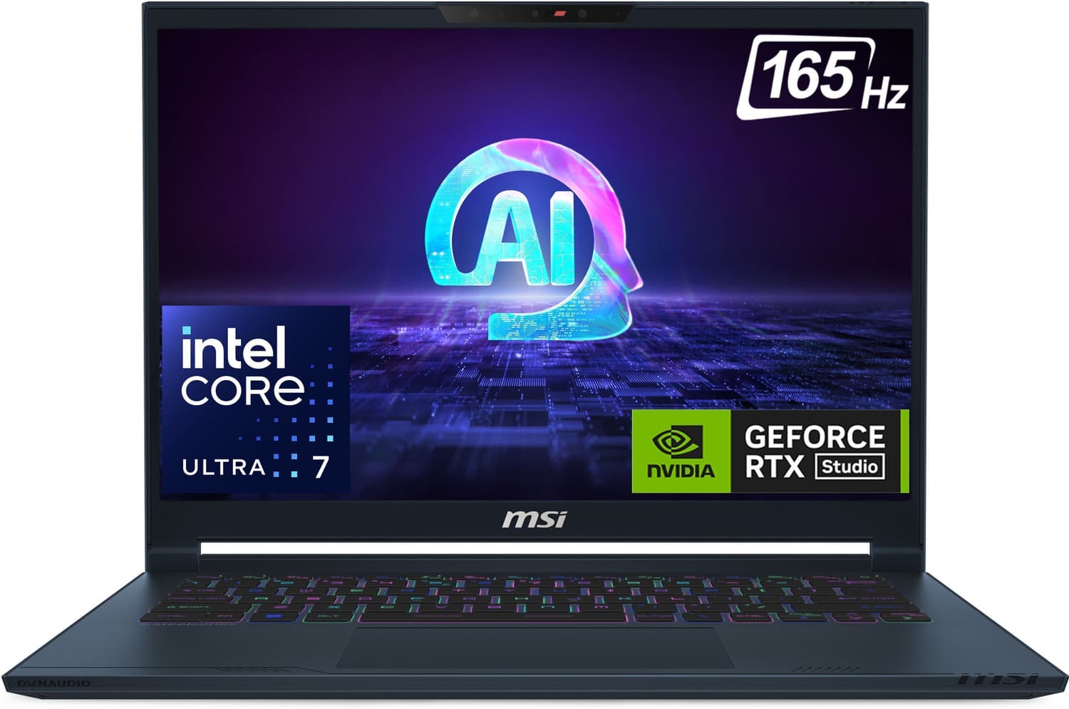 MSI Stealth 14 AI Studio Intel Core Ultra 7 155H - (16 GB/1 TB SSD/Windows 11 Home/8 GB Graphics/NVIDIA GeForce RTX 4060) Stealth 14 AI Studio A1VFG-0...