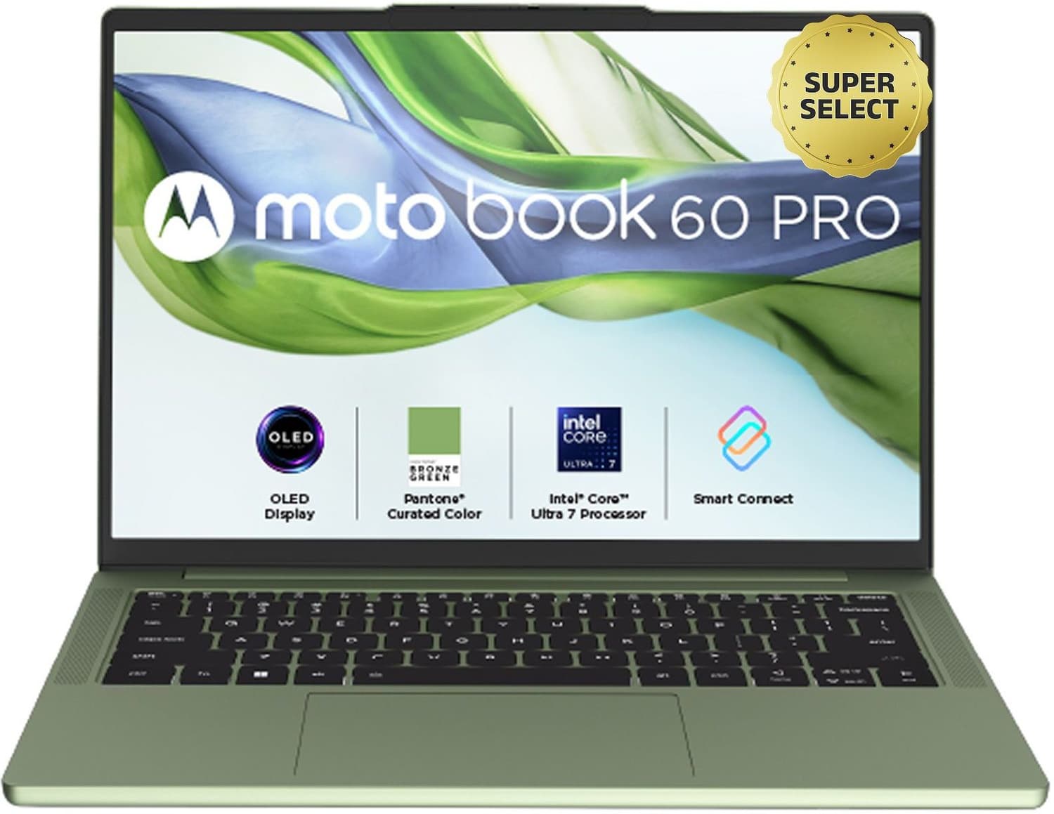 MOTOROLA Motobook 60 Pro Full Metal OLED AI PC Intel Core Ultra 7 225H - (32 GB/1 TB SSD/Windows 11 Home) Motobook 60 14IAH101 Thin and Light Laptop