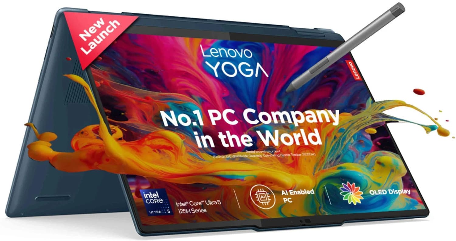 Lenovo Yoga 7 AI PC Intel Core Ultra 5 125H - (16 GB/1 TB SSD/Windows 11 Home) 14IML9 2 in 1 Laptop