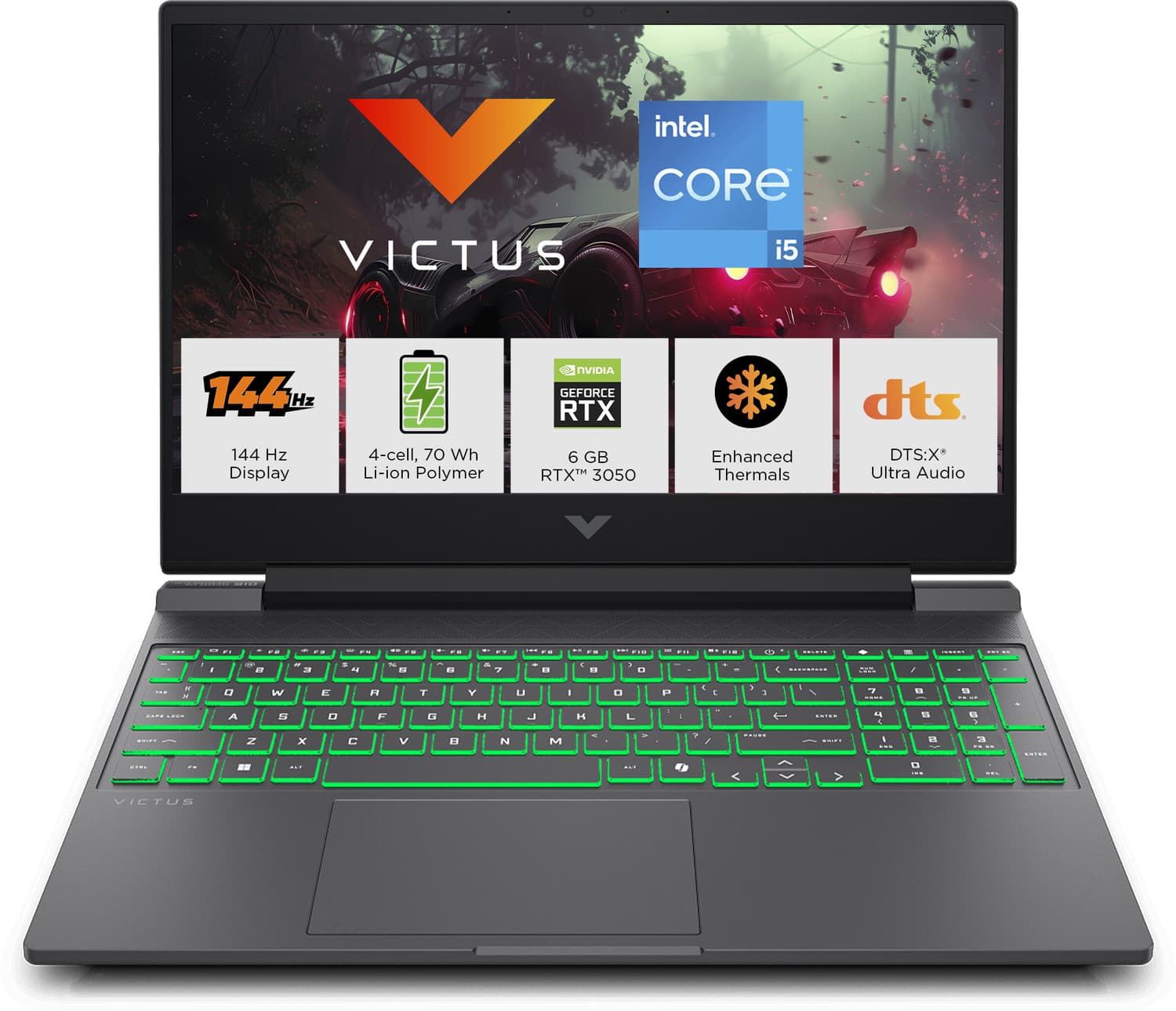 HP Intel Core i5 13th Gen 13420 - (16 GB/512 GB SSD/Windows 11 Home/6 GB Graphics/NVIDIA GeForce RTX NVIDIA GeForce RTX) Victus Gaming Laptop 15-fa219...