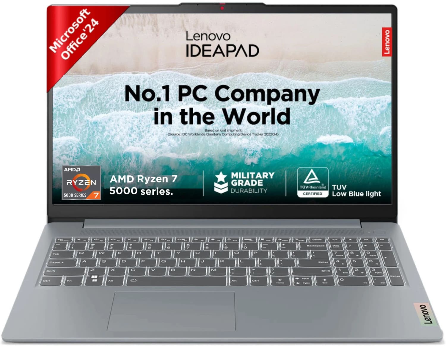 Lenovo IdeaPad Slim 3 15ABR8 AMD Ryzen 7 Octa Core 5825U - (16 GB/512 GB SSD/Windows 11 Home) 15ABR8 Thin and Light Laptop