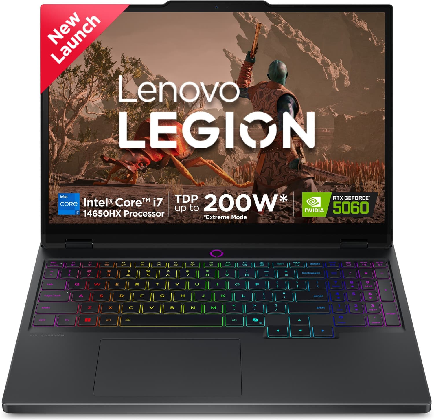 Lenovo Legion Pro 5 WQXGA IPS Intel Core i7 14650HX - (32 GB/1 TB SSD/Windows 11 Home/8 GB Graphics/NVIDIA GeForce RTX 5060) 16IRX10 Gaming Laptop (16...
