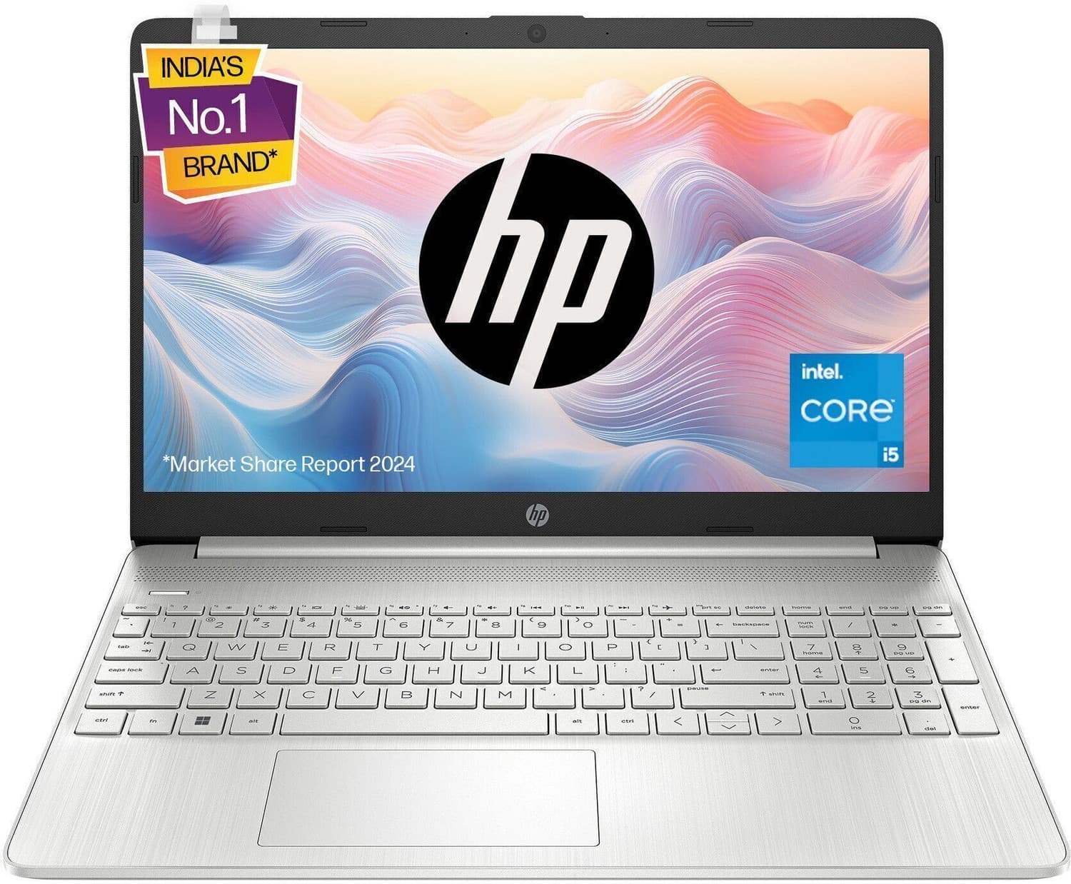 HP Laptop Intel Core i5 12th Gen 1235U - (8 GB/512 GB SSD/Windows 11 Home) 15s-fq5329TU Thin and Light Laptop