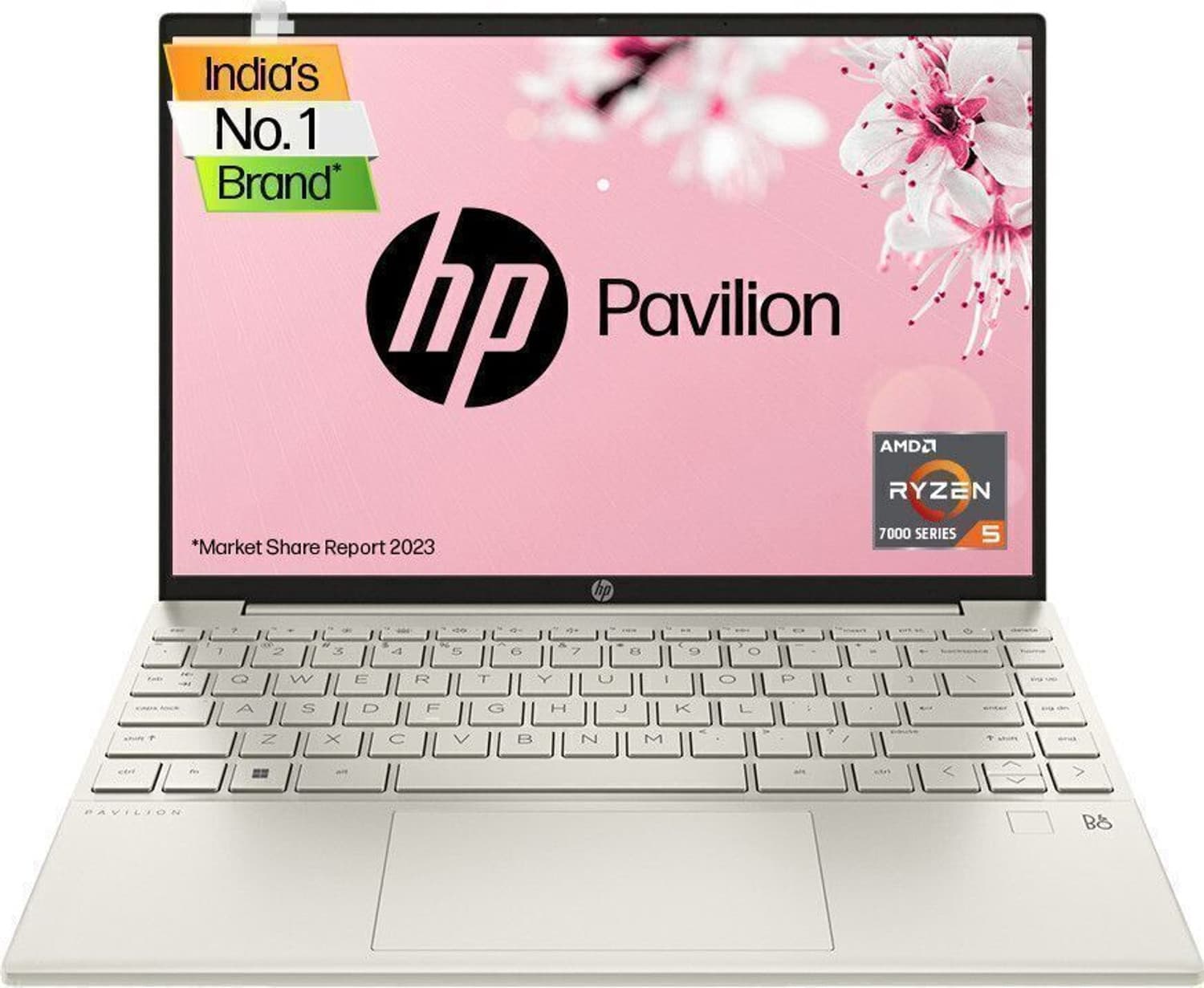 HP Pavilion Aero (2023) Ryzen 5 Hexa Core 7535U - (16 GB/512 GB SSD/Windows 11 Home) 13-BE2055AU Thin and Light Laptop