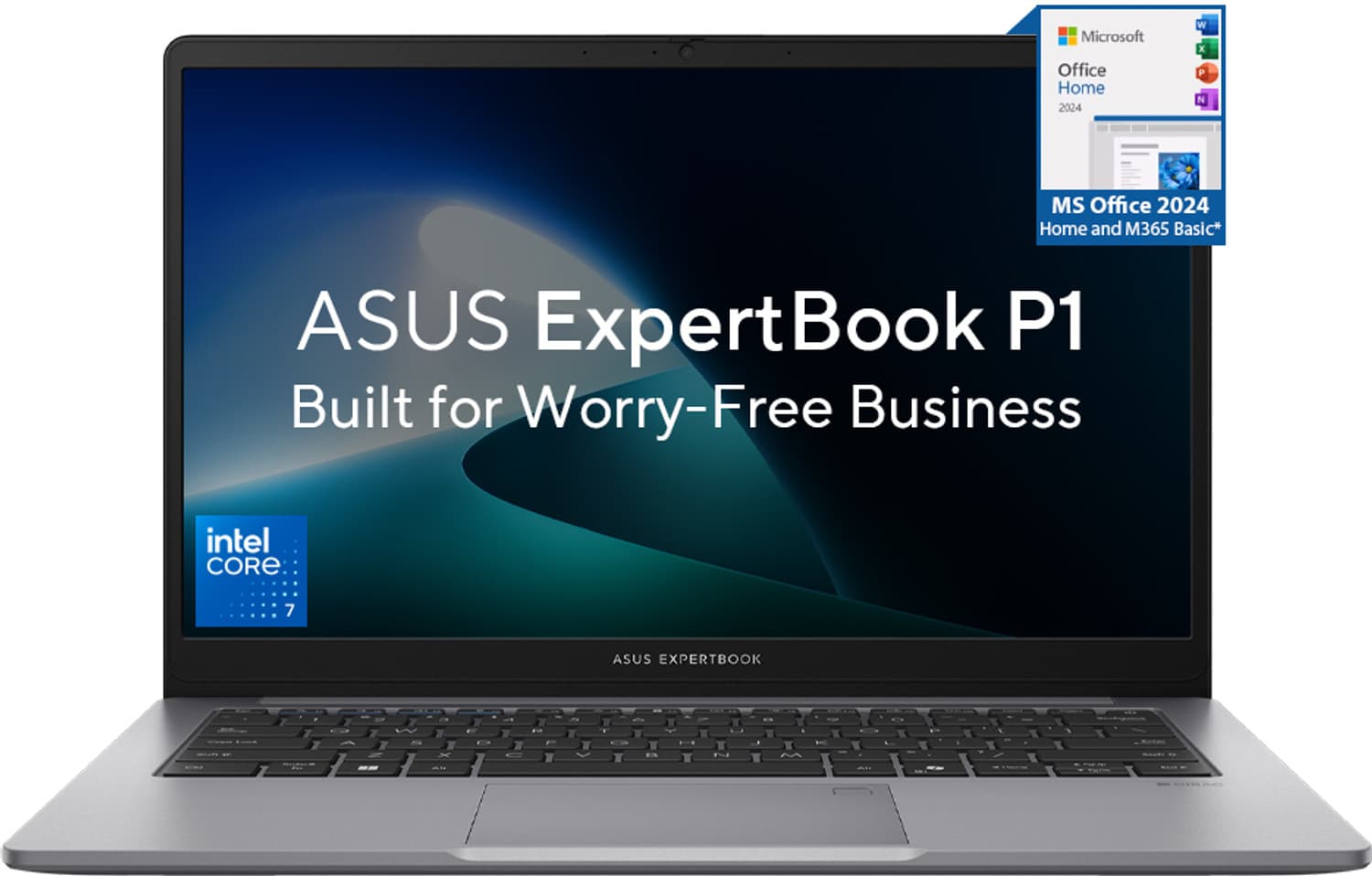 ASUS ExpertBook P1 (i7 14th Gen) with 1 Yr ADP Intel Core 7 240H - (32 GB/512 GB SSD/Windows 11 Home) P1403CVA-S61493WS Laptop (14 Inch, Misty Grey, 1...