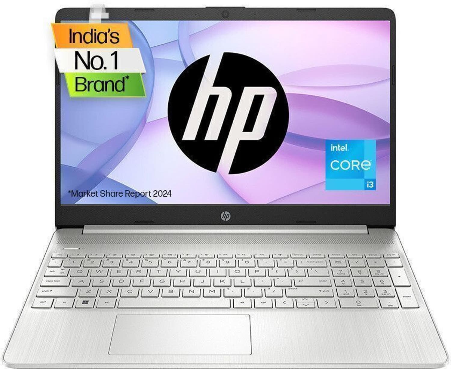 HP Laptop Intel Core i3 12th Gen 1215U - (8 GB/256 GB SSD/Windows 11 Home) 15s-fy5010TU Thin and Light Laptop