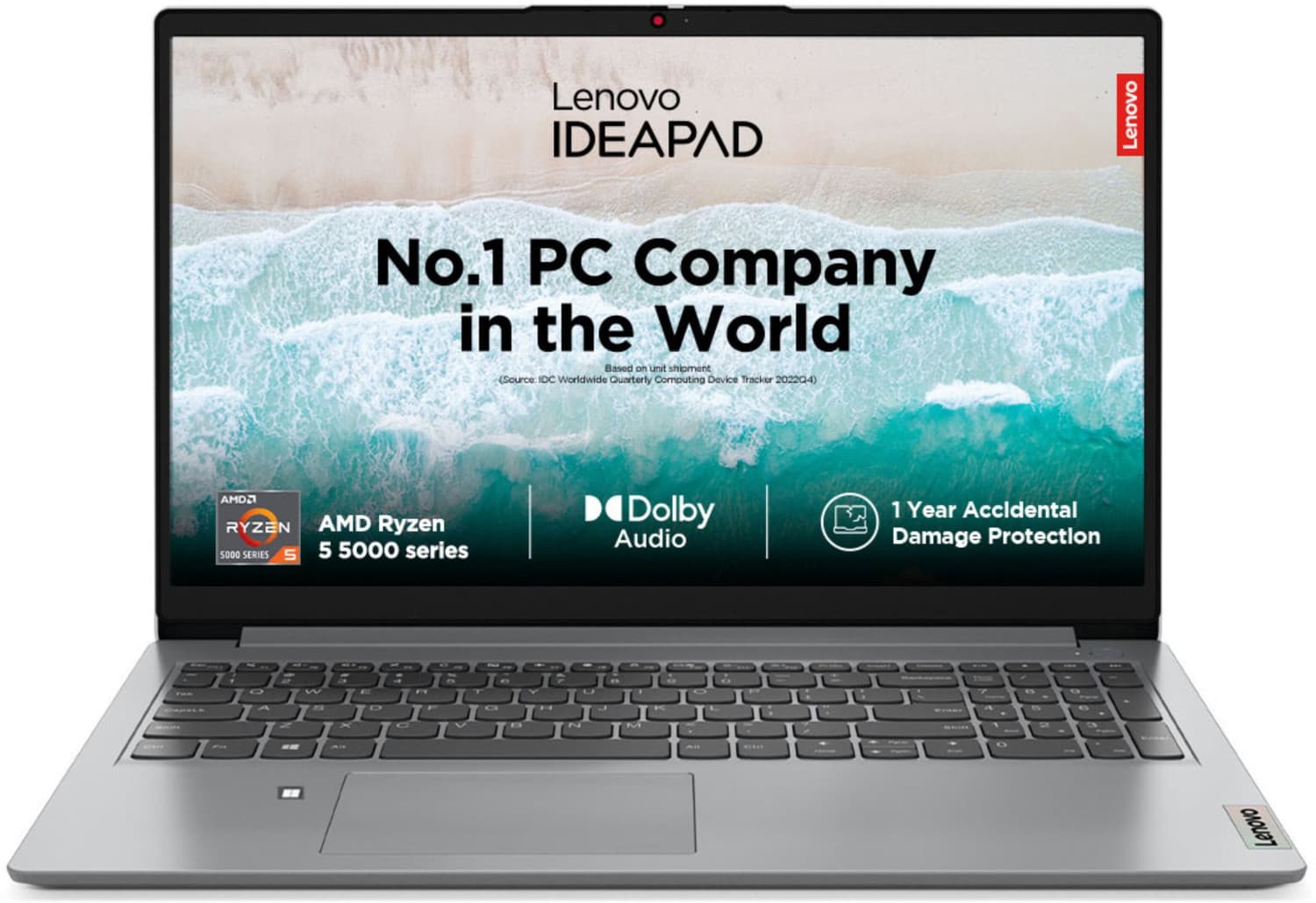 Lenovo IdeaPad 1 AMD Ryzen 5 Hexa Core 5500U - (8 GB/512 GB SSD/Windows 11 Home) IdeaPad 1 15ALC7 Thin and Light Laptop