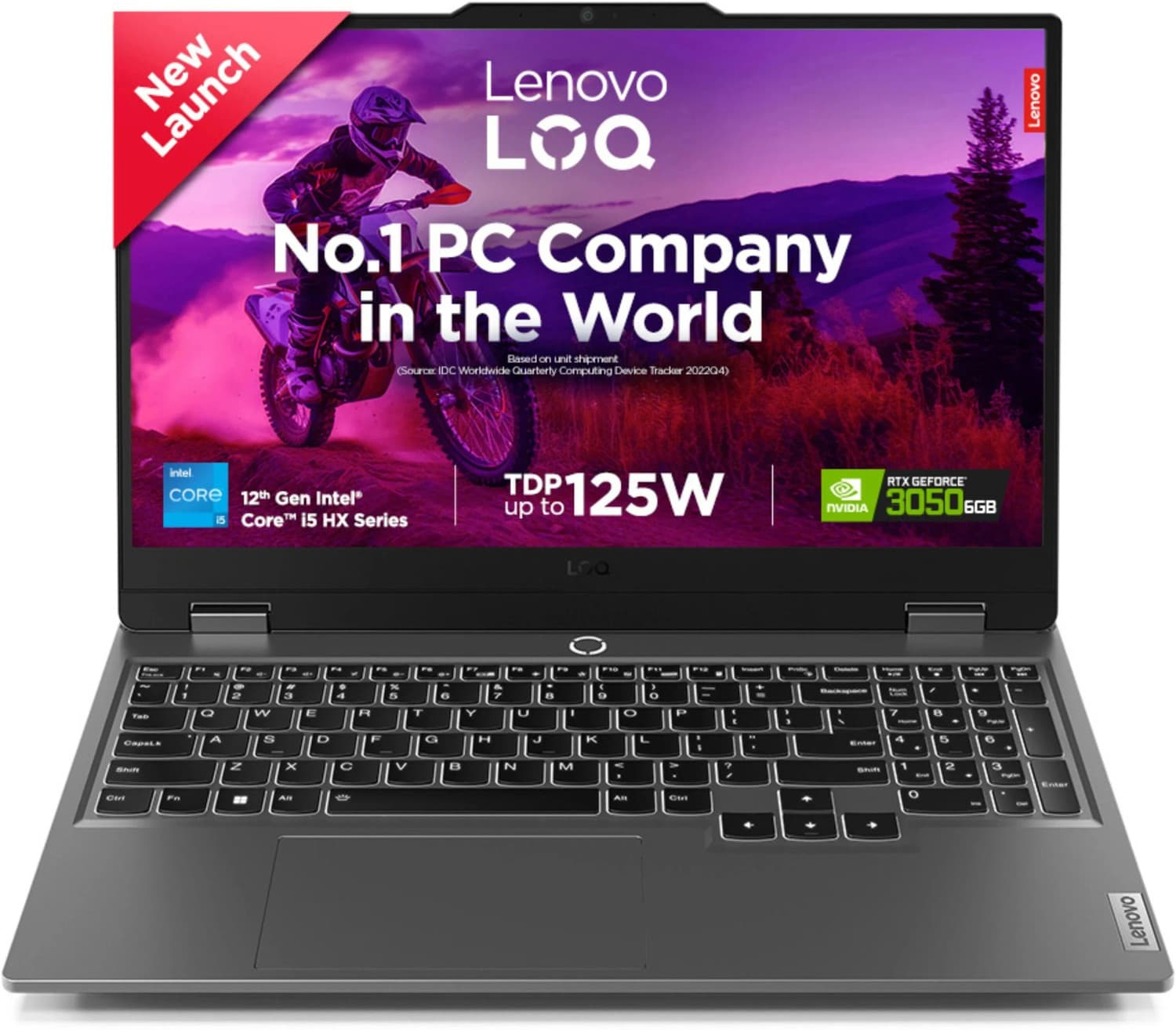 Lenovo LOQ Intel Core i5 12th Gen 12450HX - (24 GB/512 GB SSD/Windows 11 Home/6 GB Graphics) 15IAX9 Laptop