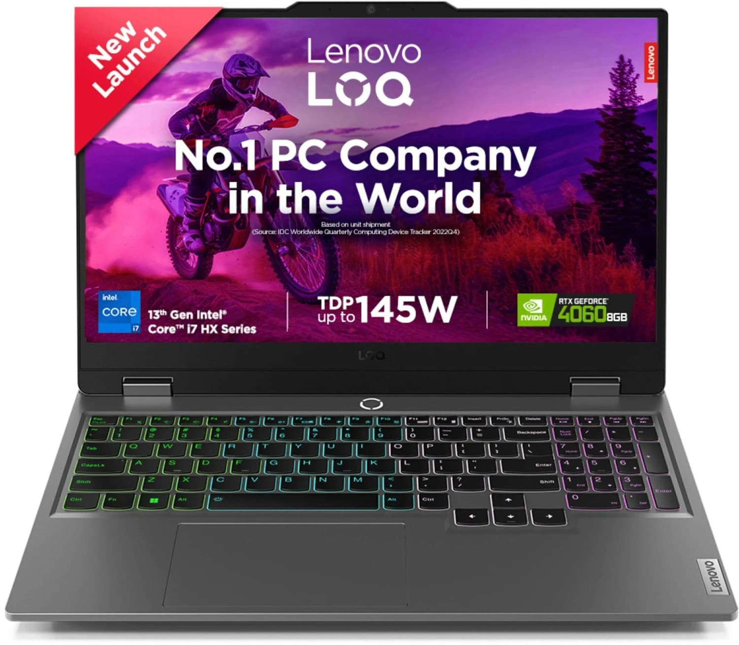 Lenovo LOQ Intel Core i7 13th Gen 13650HX - (24 GB/512 GB SSD/Windows 11 Home/8 GB Graphics/NVIDIA GeForce RTX 4060) 15IRX9 Gaming Laptop