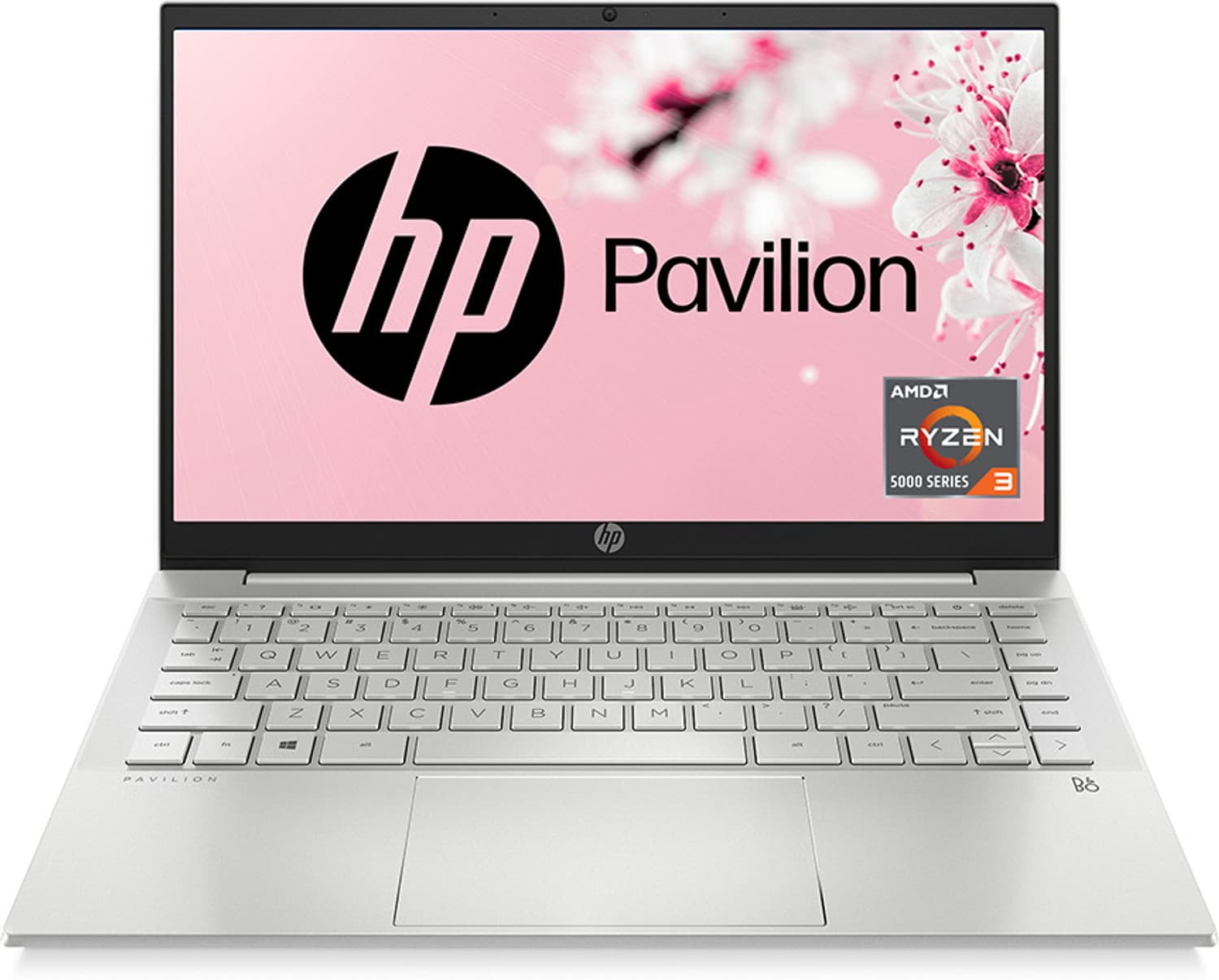 HP Pavilion Ryzen 5 Hexa Core 5500U - (8 GB/512 GB SSD/Windows 10 Home) 14-ec0035AU Thin and Light Laptop  (14 inch, Natural Silver, 1.41 Kg, With MS Office)