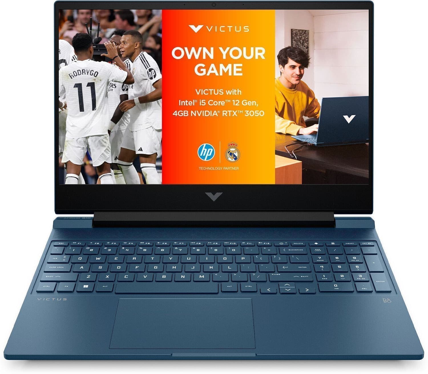 HP Victus Intel Core i5 12th Gen 12450H - (16 GB/512 GB SSD/Windows 11 Pro/4 GB Graphics/NVIDIA GeForce RTX 3050) 15-fa0444TX Gaming Laptop