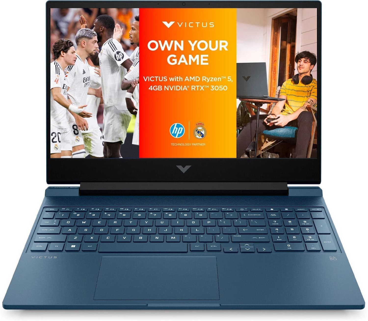 HP Victus Ryzen 5 Hexa Core 5600H - (16 GB/512 GB SSD/Windows 11 Home/4 GB Graphics/NVIDIA GeForce RTX 3050) 15-fb0106AX Gaming Laptop