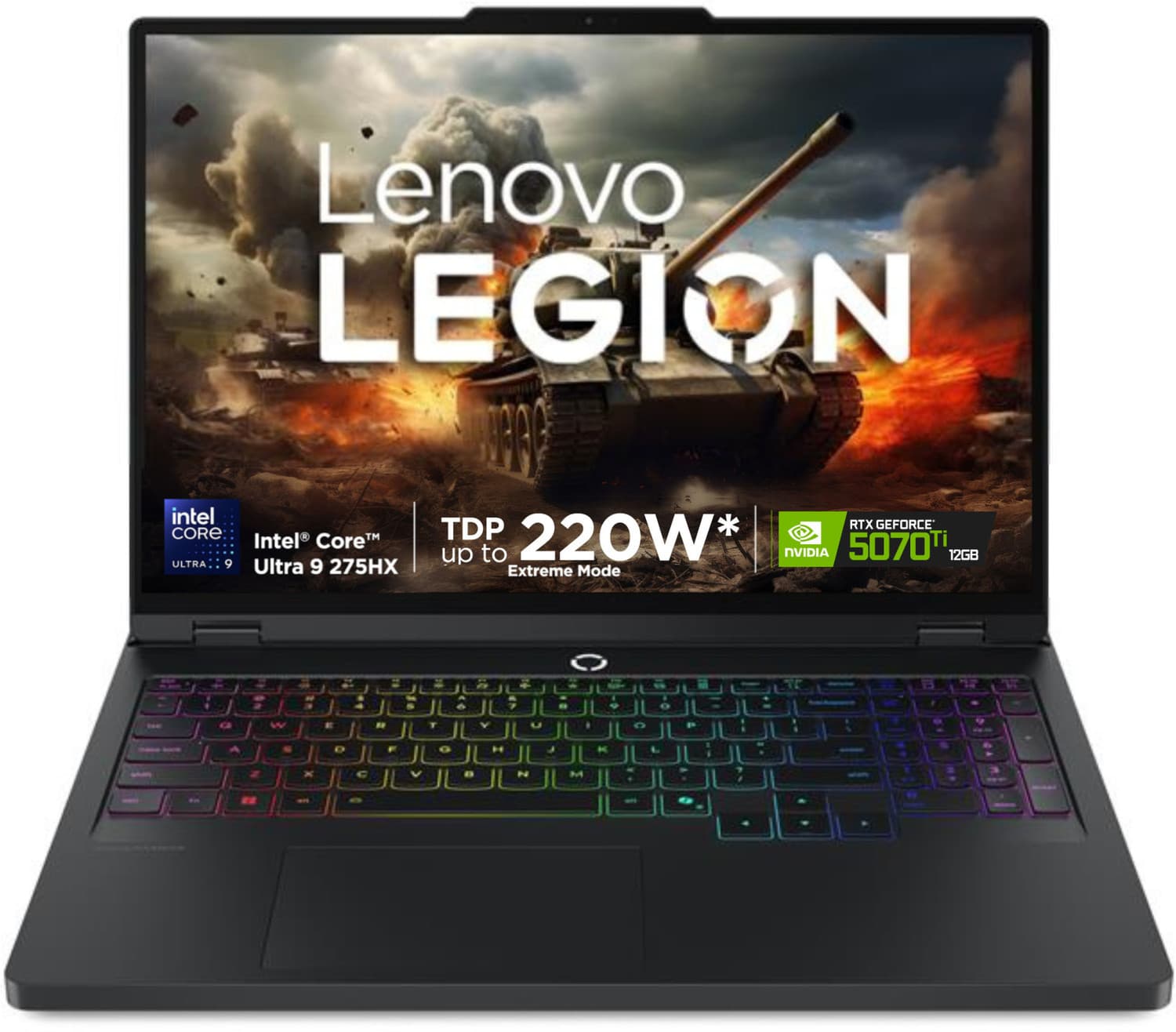 Lenovo Legion Pro 5 WQXGA OLED Intel Core Ultra 9 275HX - (32 GB/1 TB SSD/Windows 11 Home/8 GB Graphics/NVIDIA GeForce RTX 5070) Legion Pro 5 16IAX10 ...