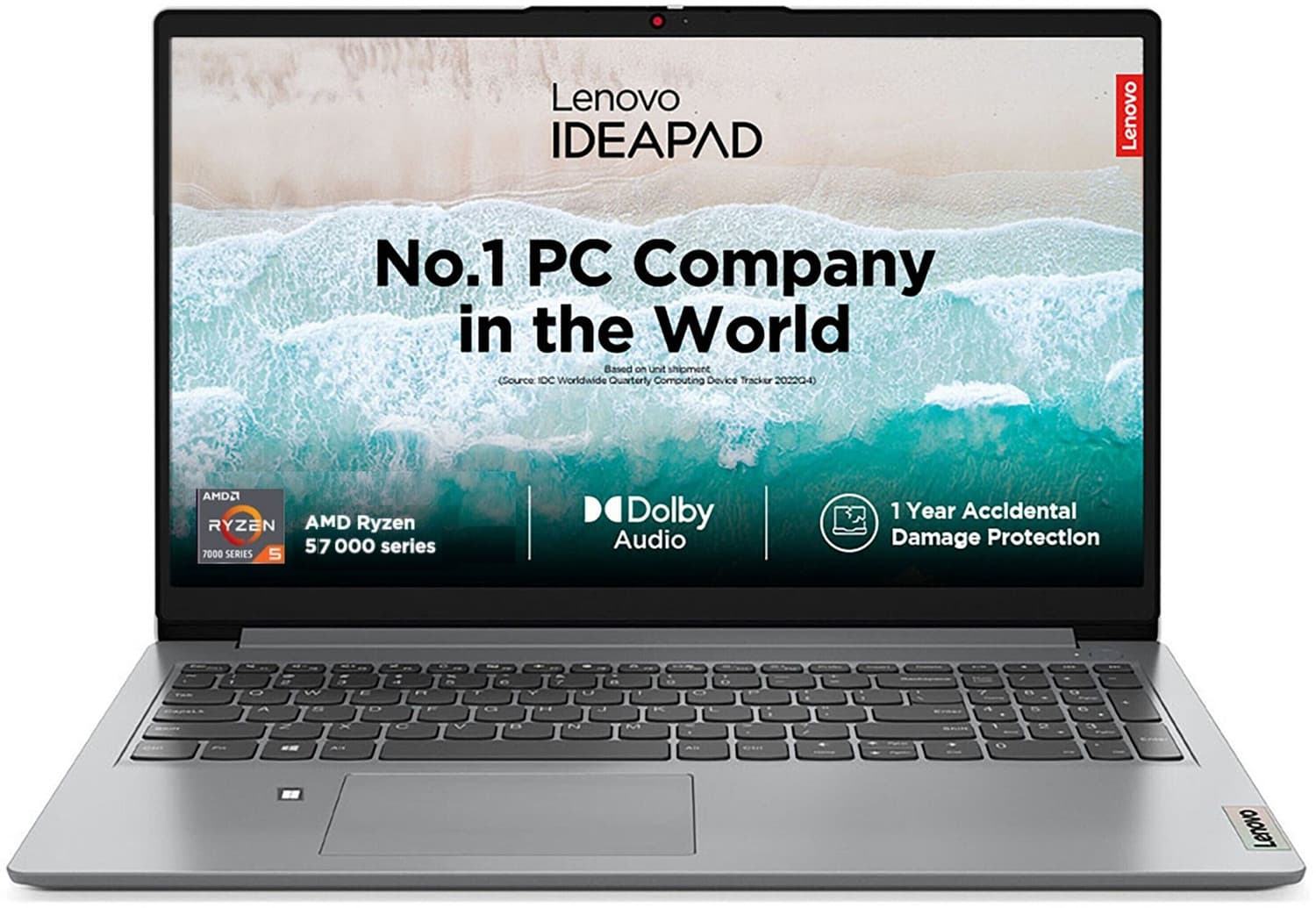 Lenovo IdeaPad Slim 1 AMD Ryzen 5 Quad Core 7520U - (8 GB/512 GB SSD/Windows 11 Home) 15AMN7 Thin and Light Laptop