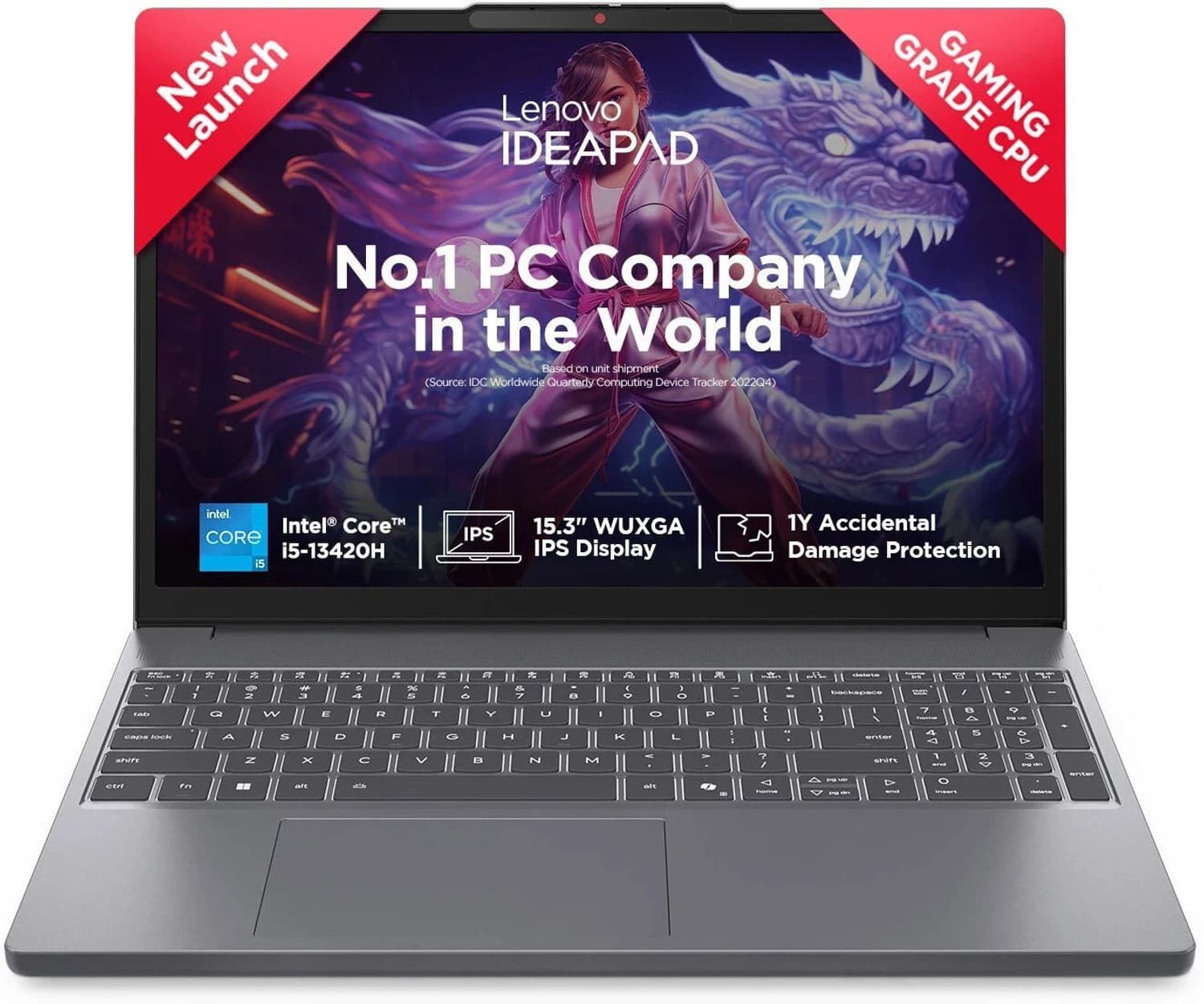 Lenovo IdeaPad Slim 3 15IRH10 Intel Core i5 13th Gen 13420H - (16 GB/512 GB SSD/Windows 11 Home) 83K100CGIN Thin and Light Laptop