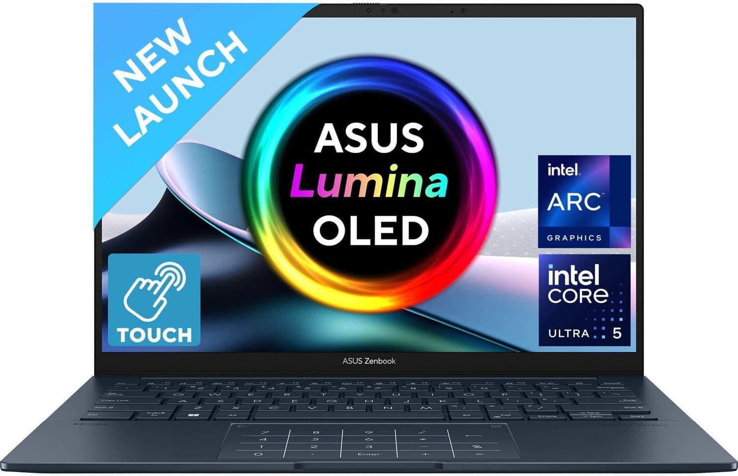 ASUS Zenbook 14 OLED (2024) Intel Core Ultra 7 155H - (16 GB/1 TB SSD/Windows 11 Home) UX3405MA-PZ752WS Thin and Light Laptop