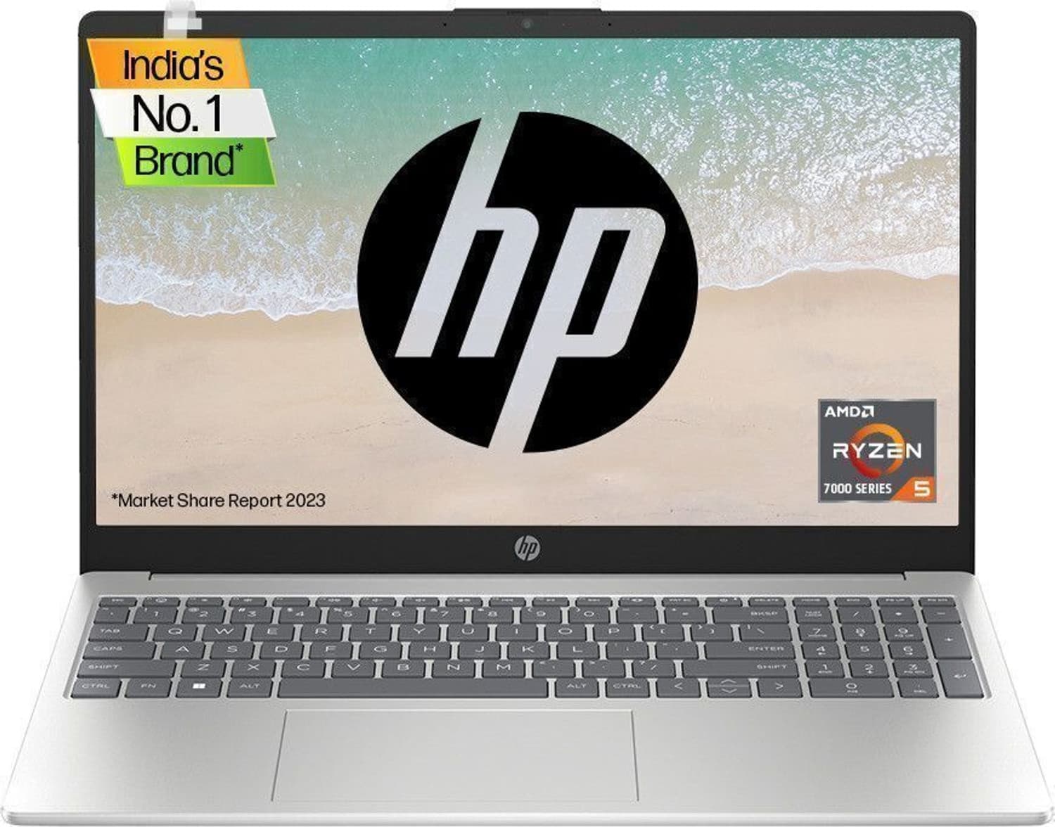HP Ryzen 5 Quad Core 7520U - (8 GB/512 GB SSD/Windows 11 Home) 15-fc0028AU Thin and Light Laptop