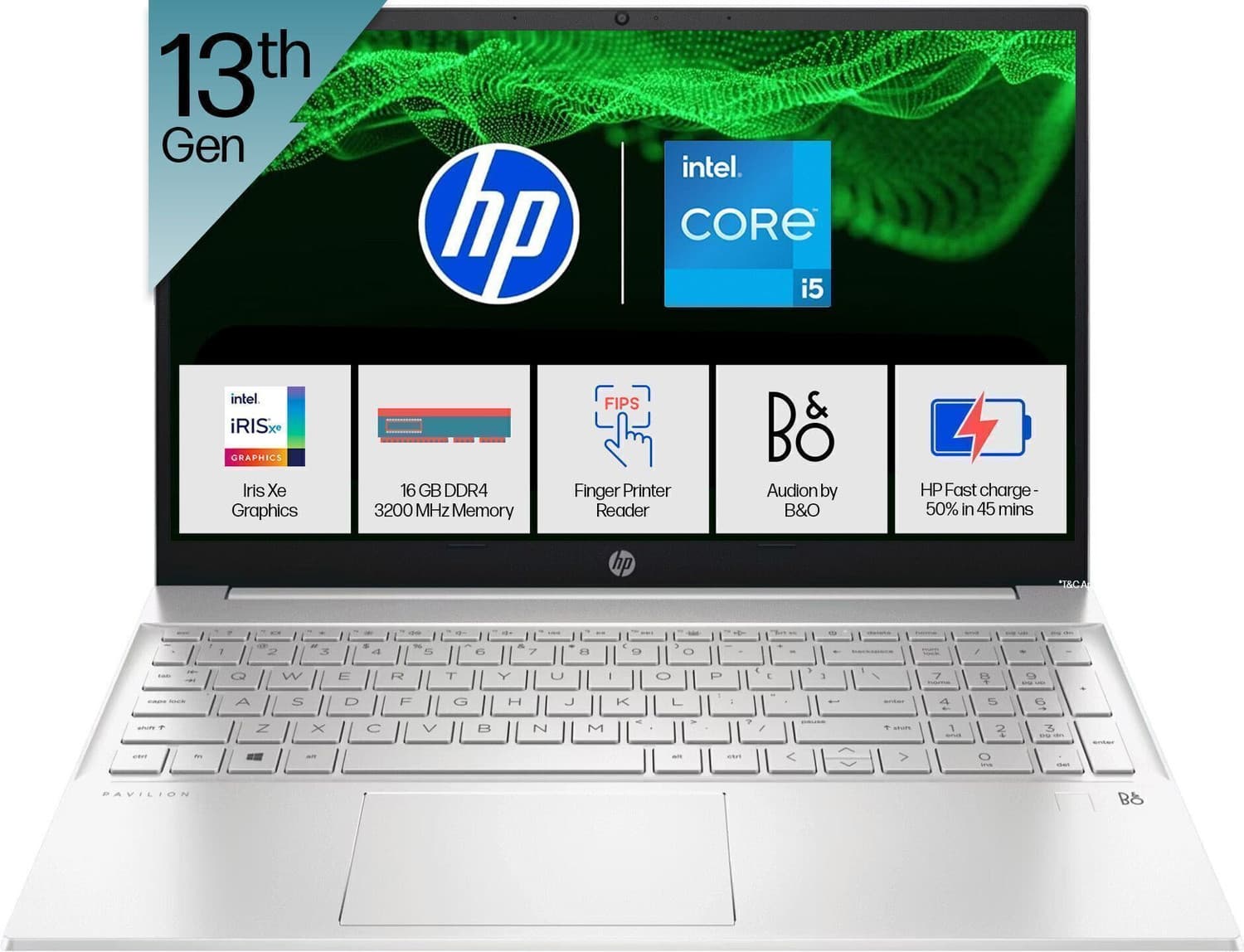 HP Pavilion (2023) Intel Core i5 13th Gen - (16 GB/512 GB SSD/Windows 11 Pro) 15-eg3079TU Thin and Light Laptop